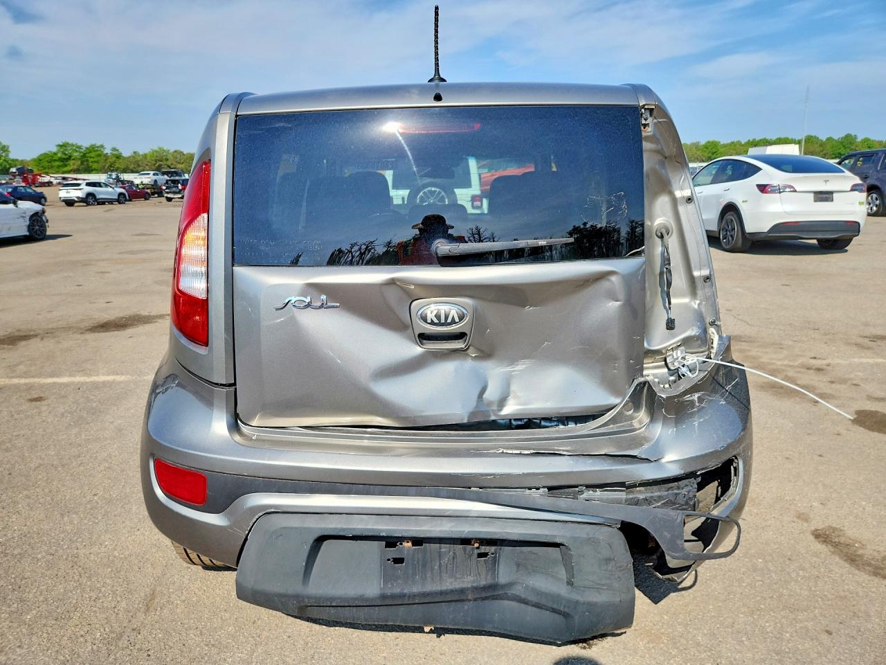 2013 Kia Soul + Серый vin: KNDJT2A65D7618275