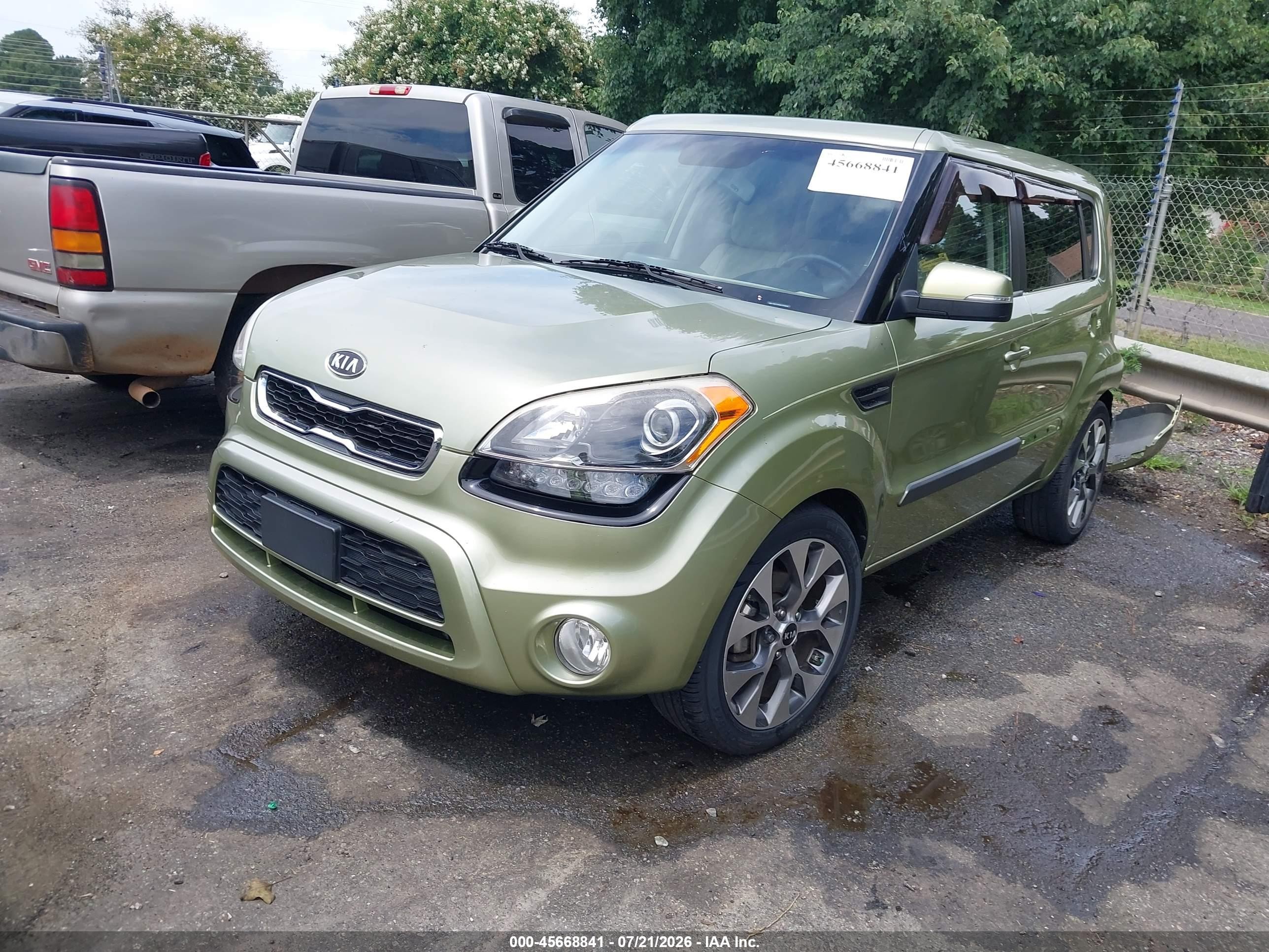 2012 Kia Soul ! Green vin: KNDJT2A66C7370004
