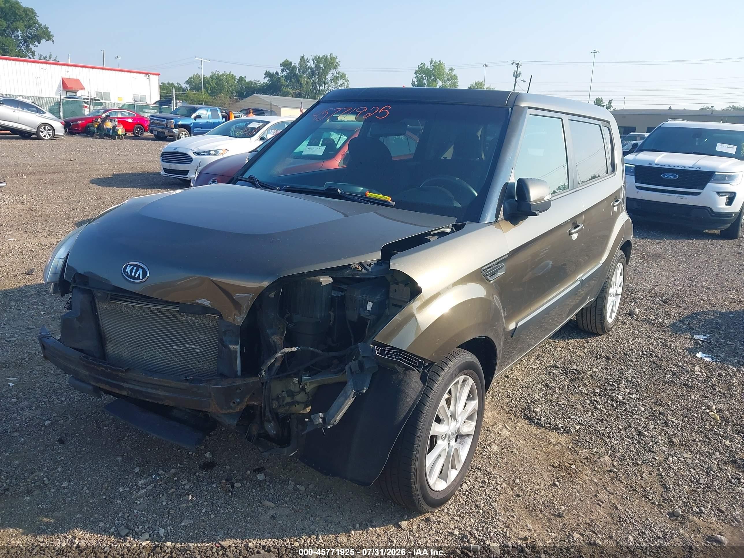 2012 Kia Soul + Brown vin: KNDJT2A66C7409884