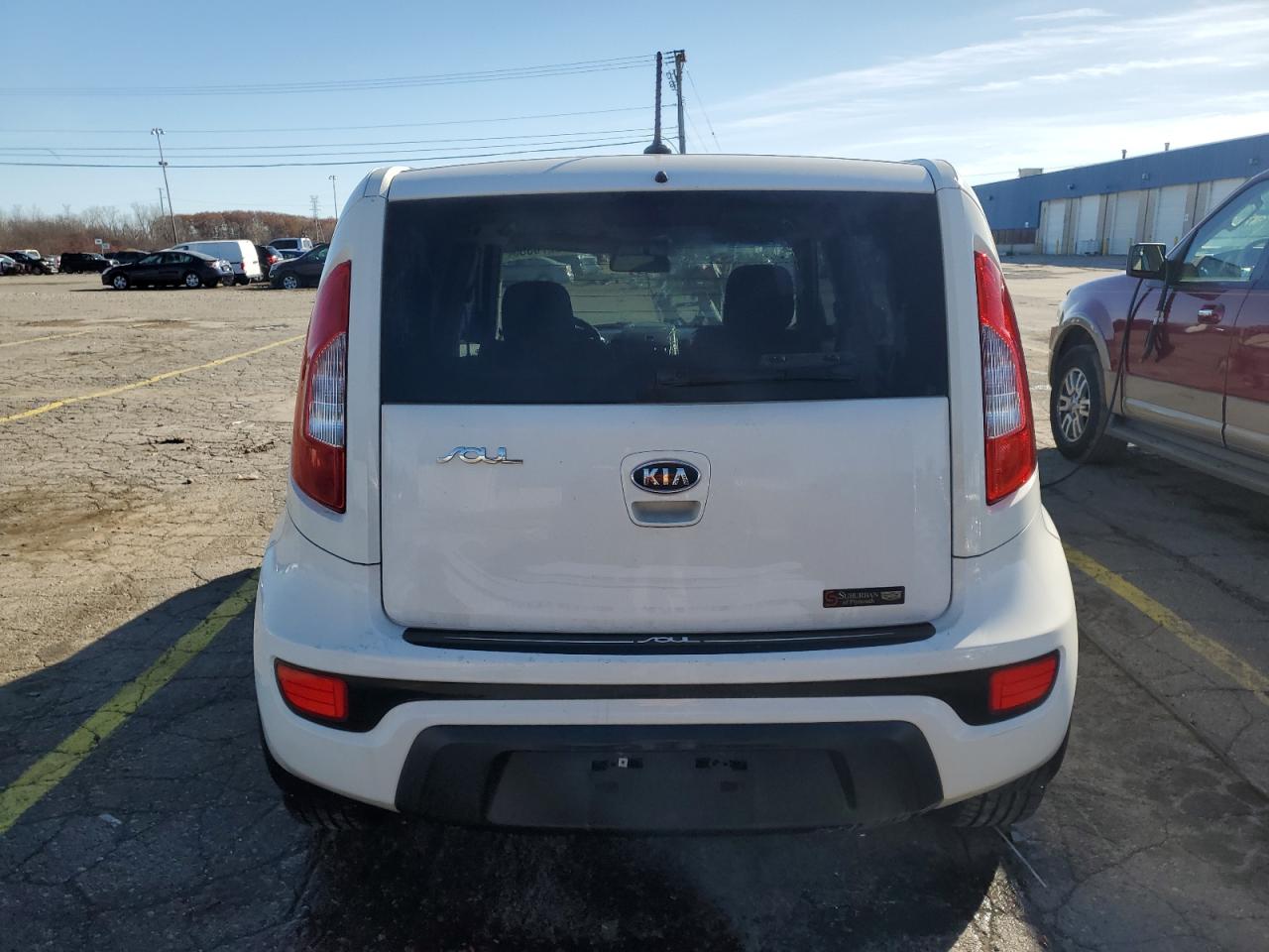 2012 Kia Soul + Белый vin: KNDJT2A66C7438785