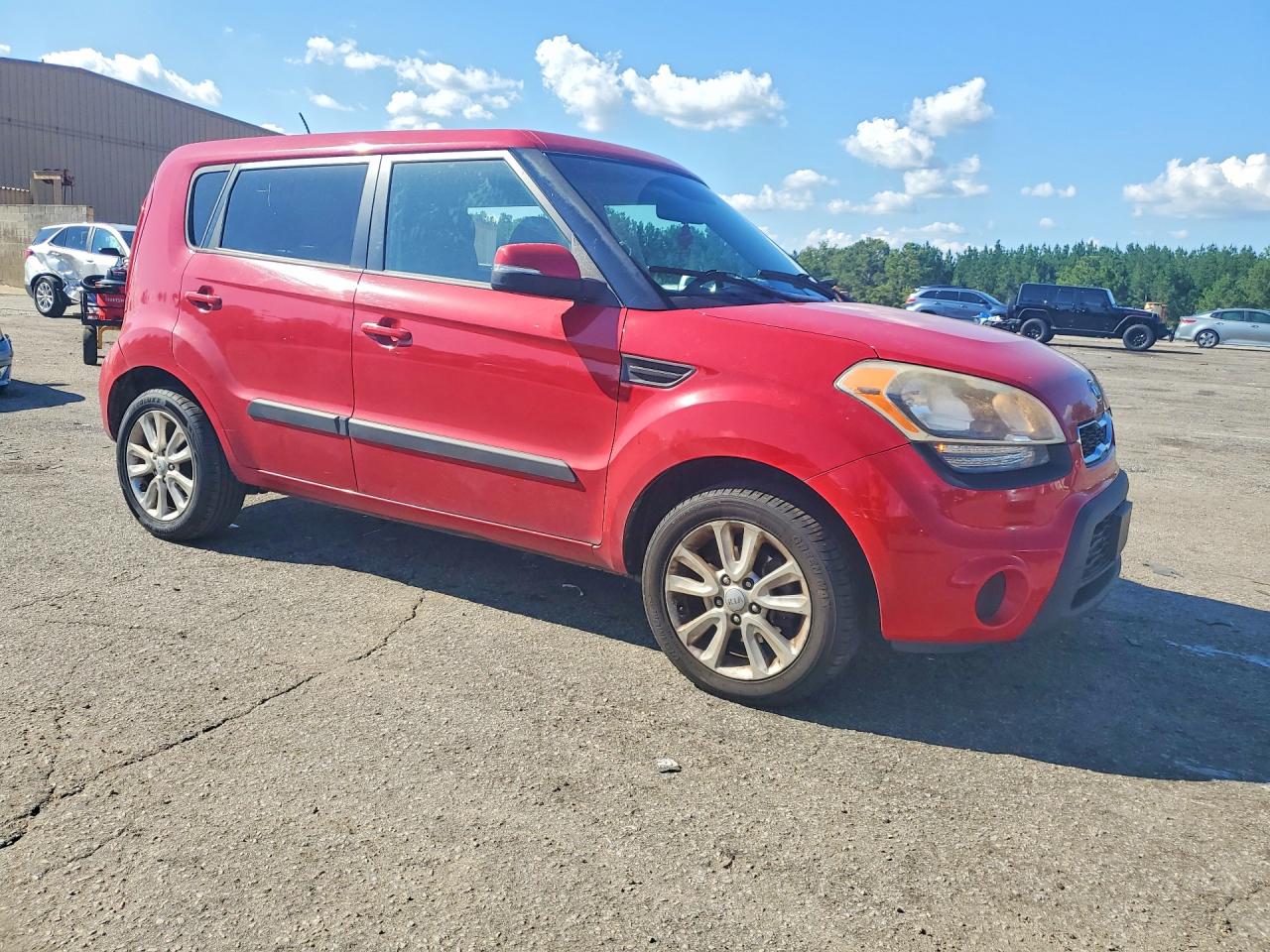 2012 Kia Soul + Red vin: KNDJT2A66C7459605