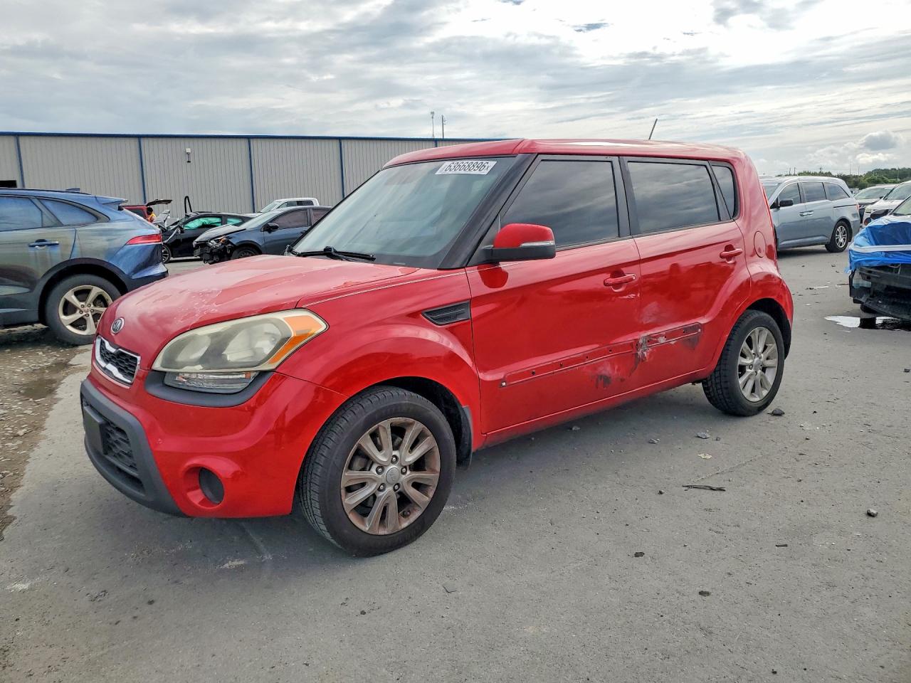2012 Kia Soul + Burgundy vin: KNDJT2A66C7461015