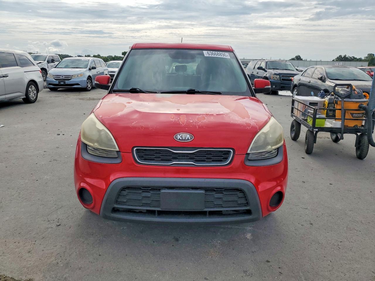 2012 Kia Soul + Burgundy vin: KNDJT2A66C7461015
