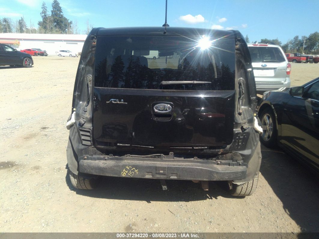 2012 Kia Soul + Black vin: KNDJT2A66C7748662