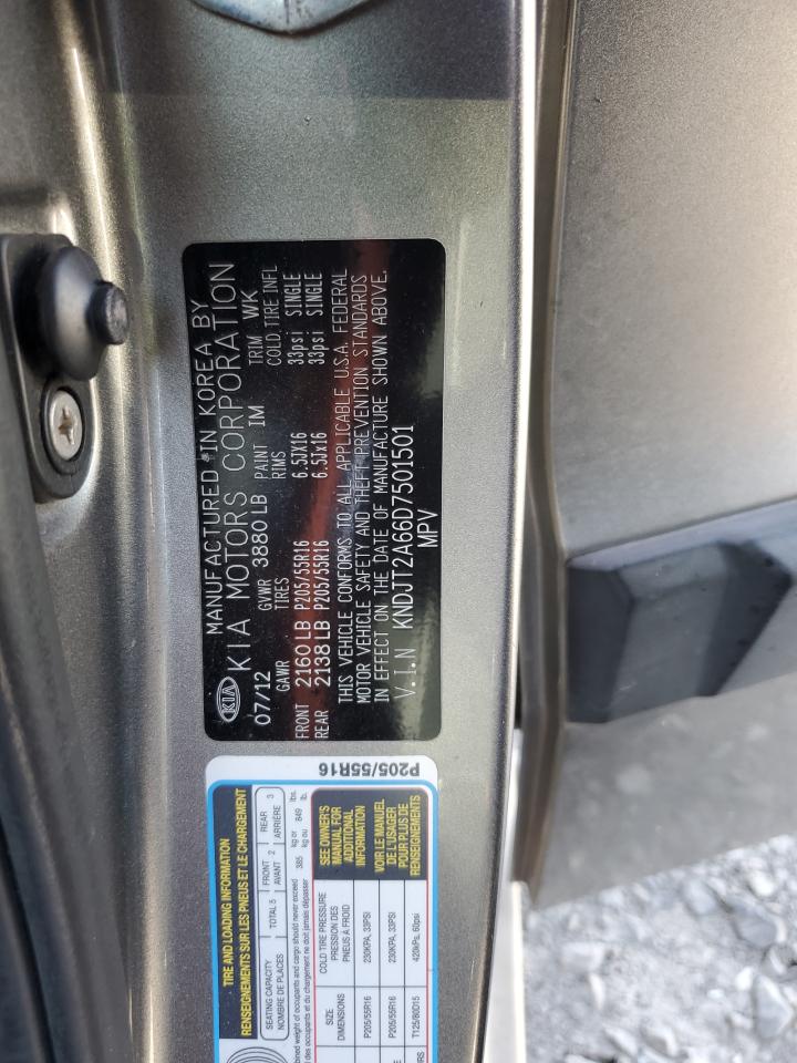 2013 Kia Soul + Серый vin: KNDJT2A66D7501501