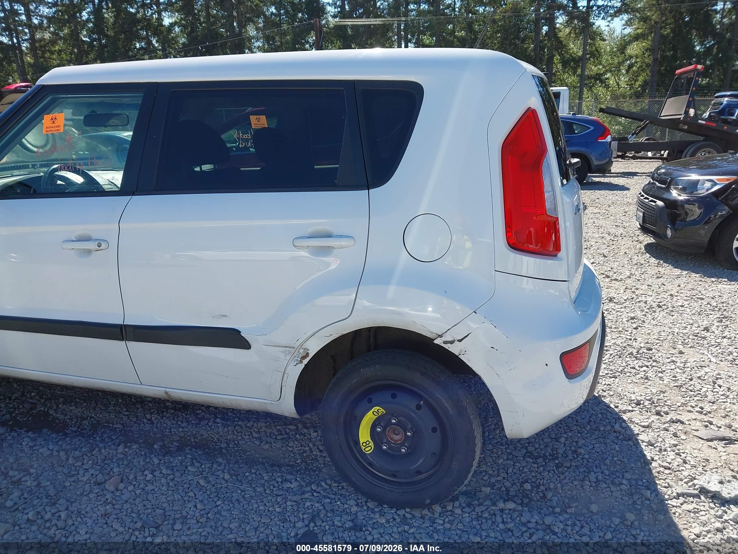 2013 Kia Soul + Белый vin: KNDJT2A66D7506746