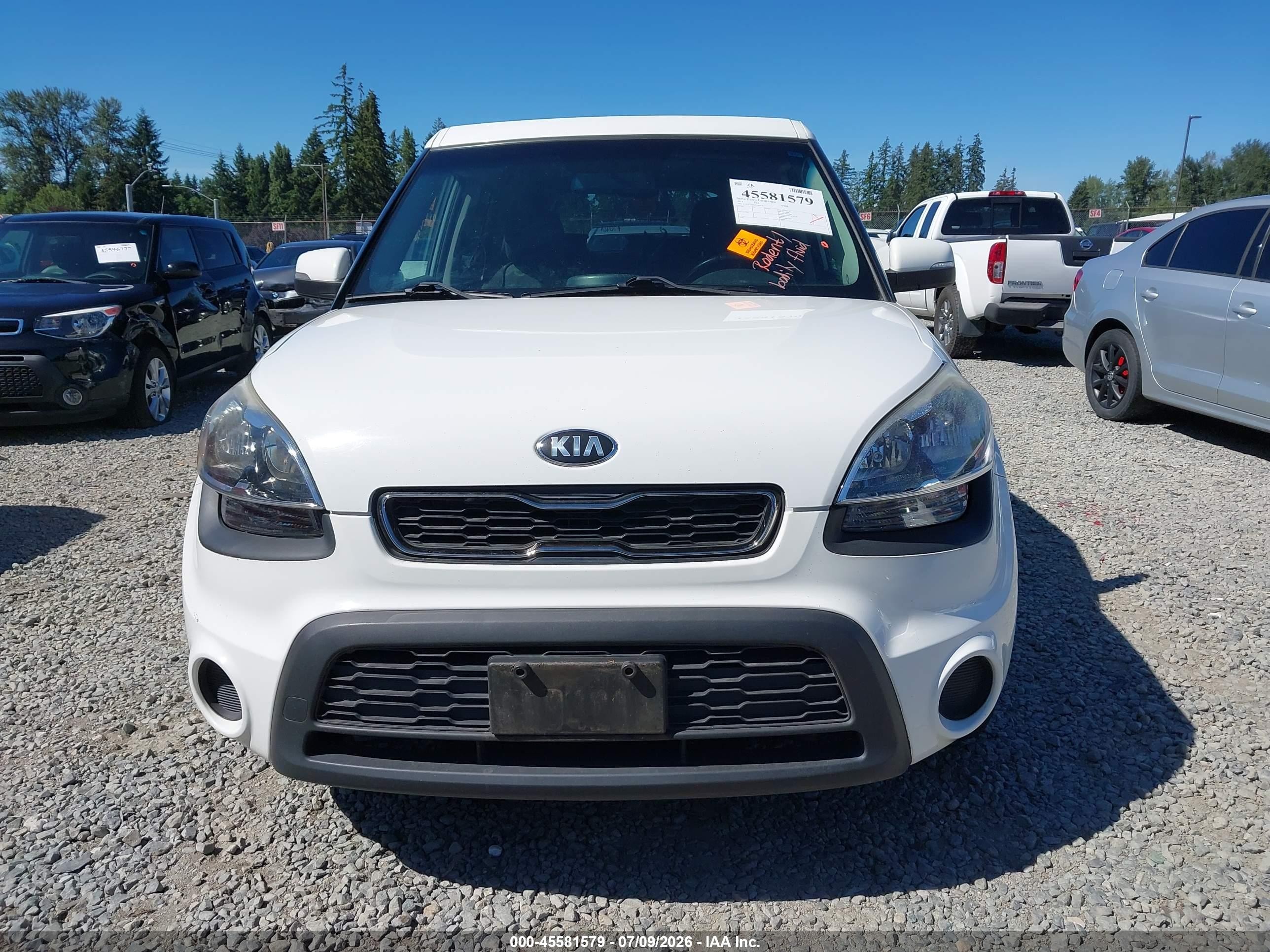2013 Kia Soul + Белый vin: KNDJT2A66D7506746