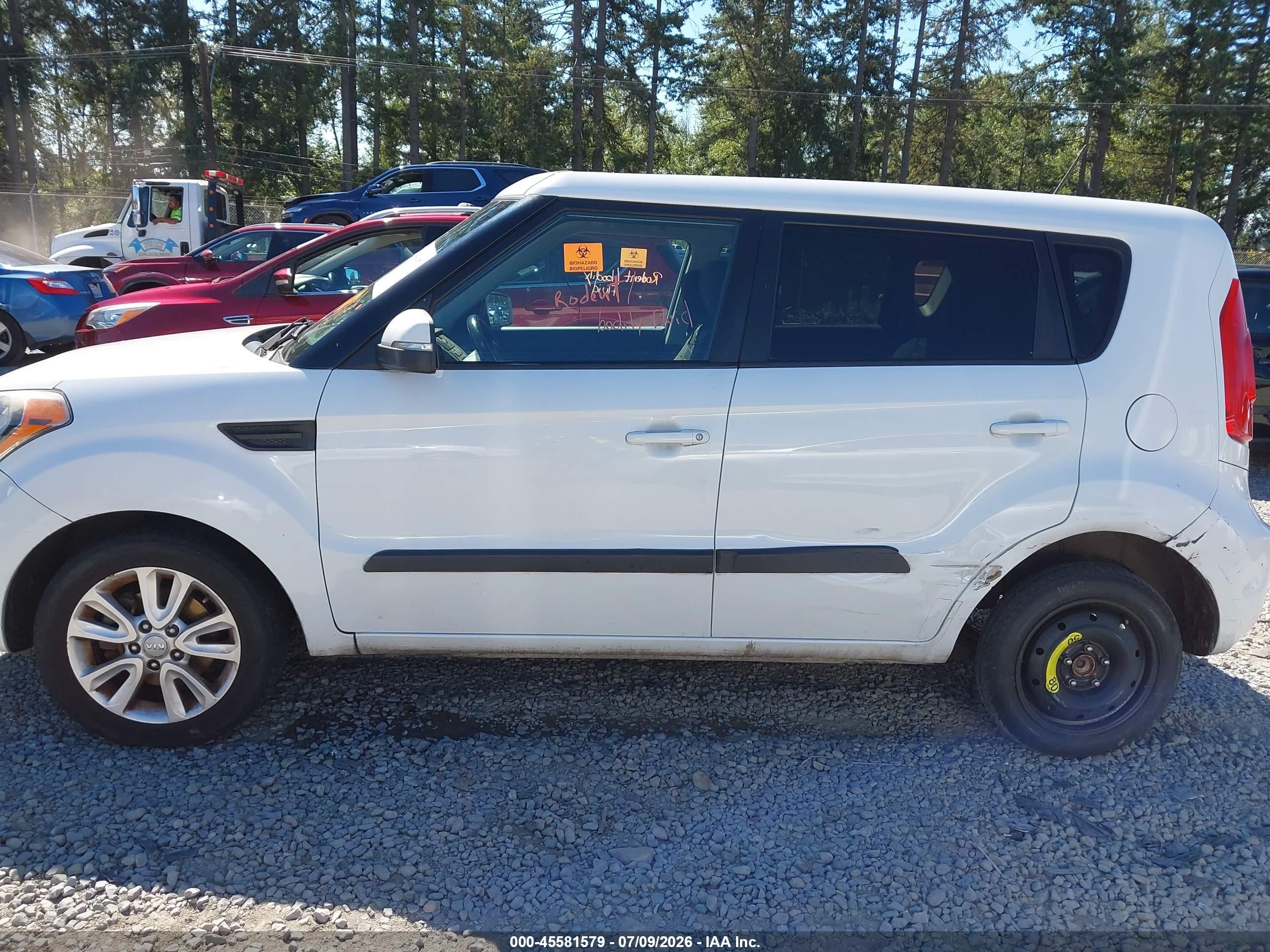 2013 Kia Soul + Белый vin: KNDJT2A66D7506746