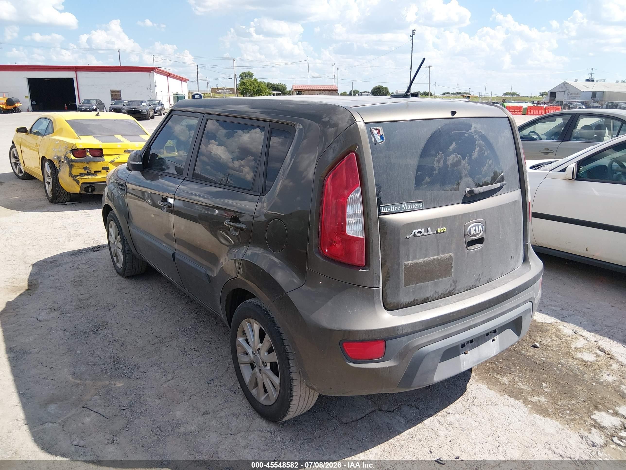 2013 Kia Soul + Brown vin: KNDJT2A66D7529556