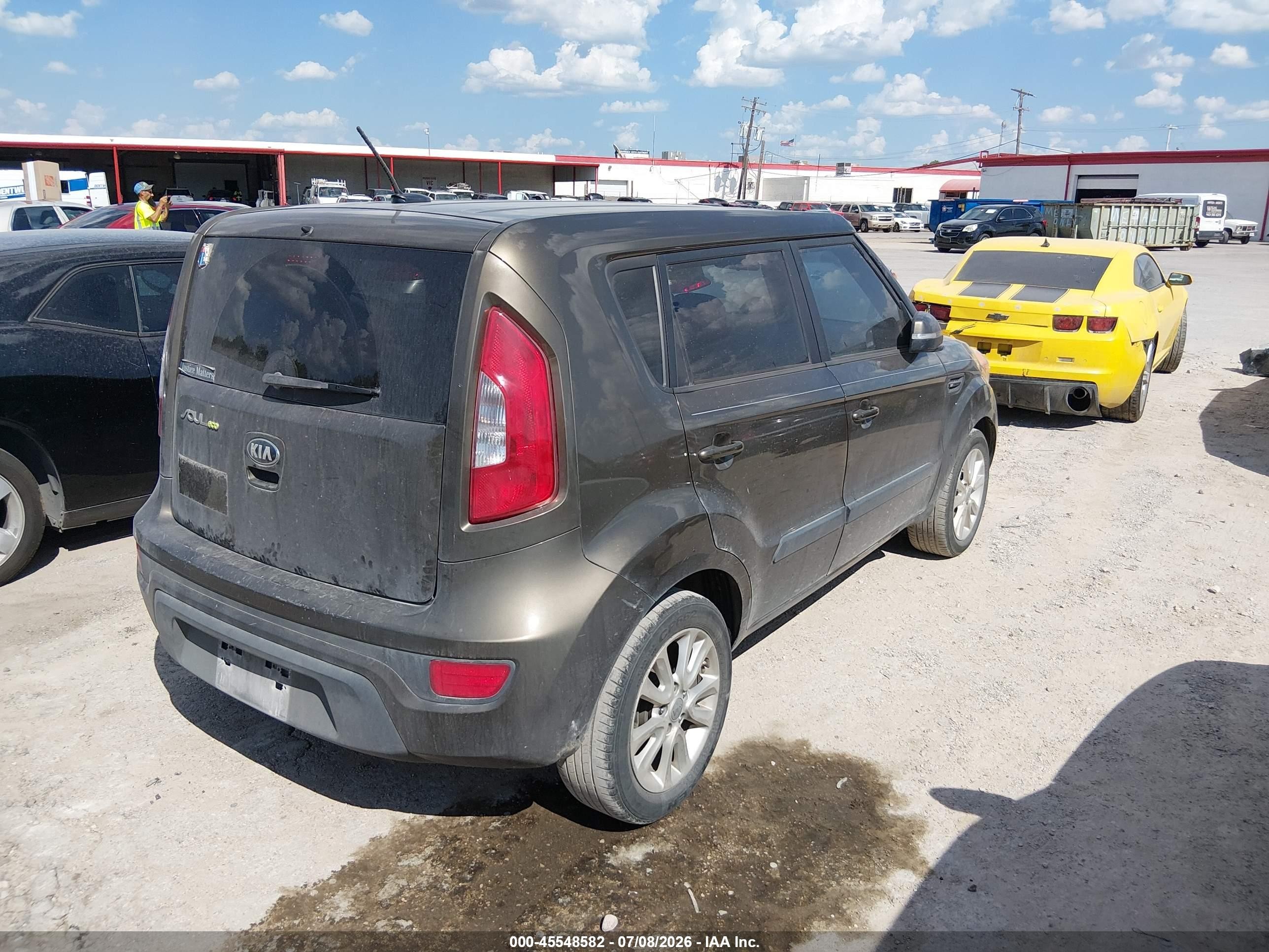 2013 Kia Soul + Brown vin: KNDJT2A66D7529556