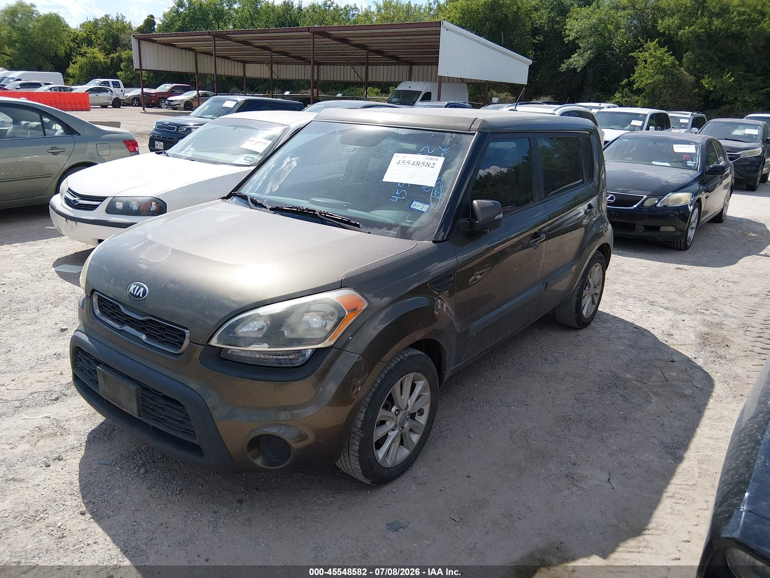 2013 Kia Soul + Brown vin: KNDJT2A66D7529556