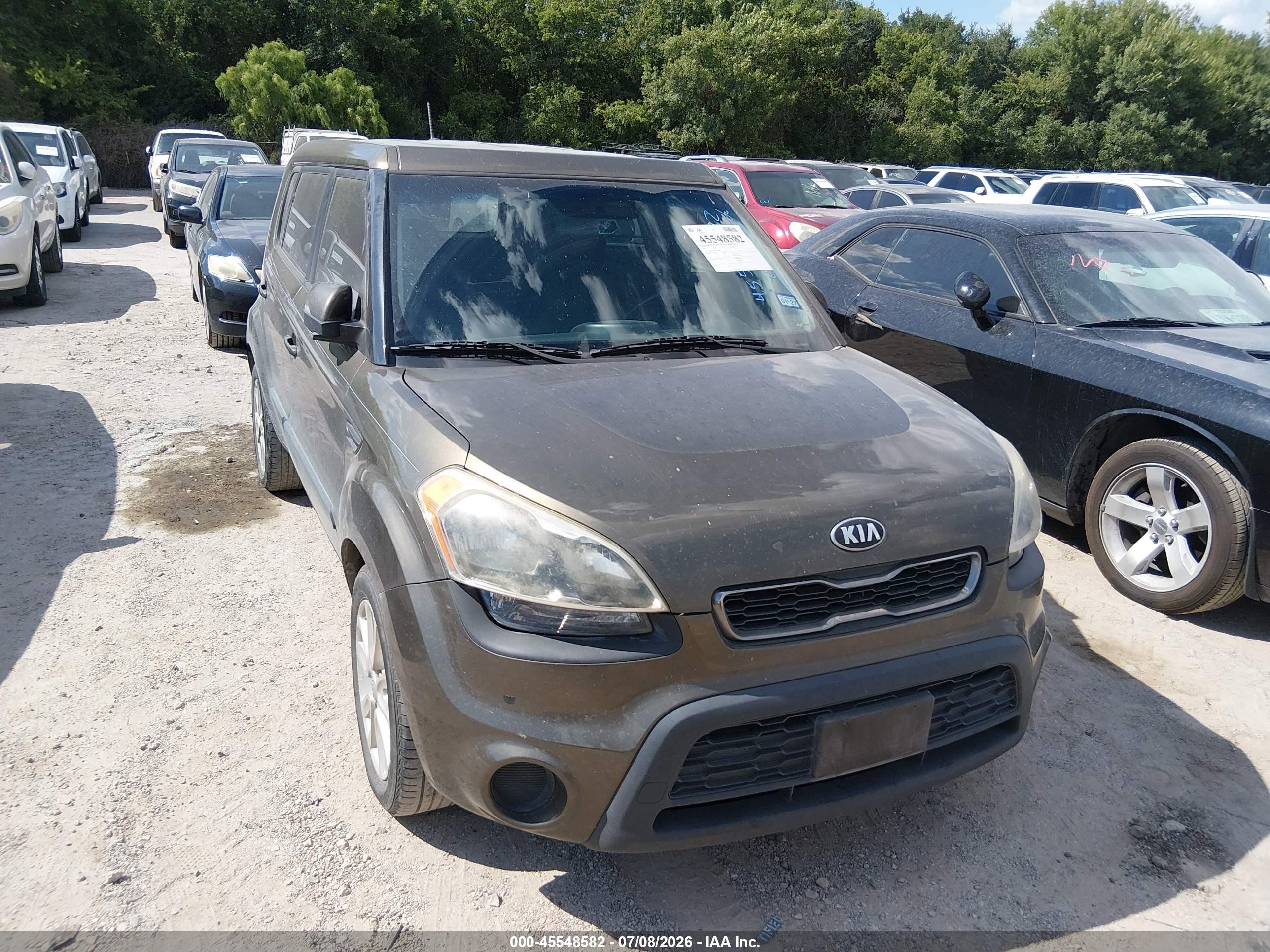 2013 Kia Soul + Brown vin: KNDJT2A66D7529556