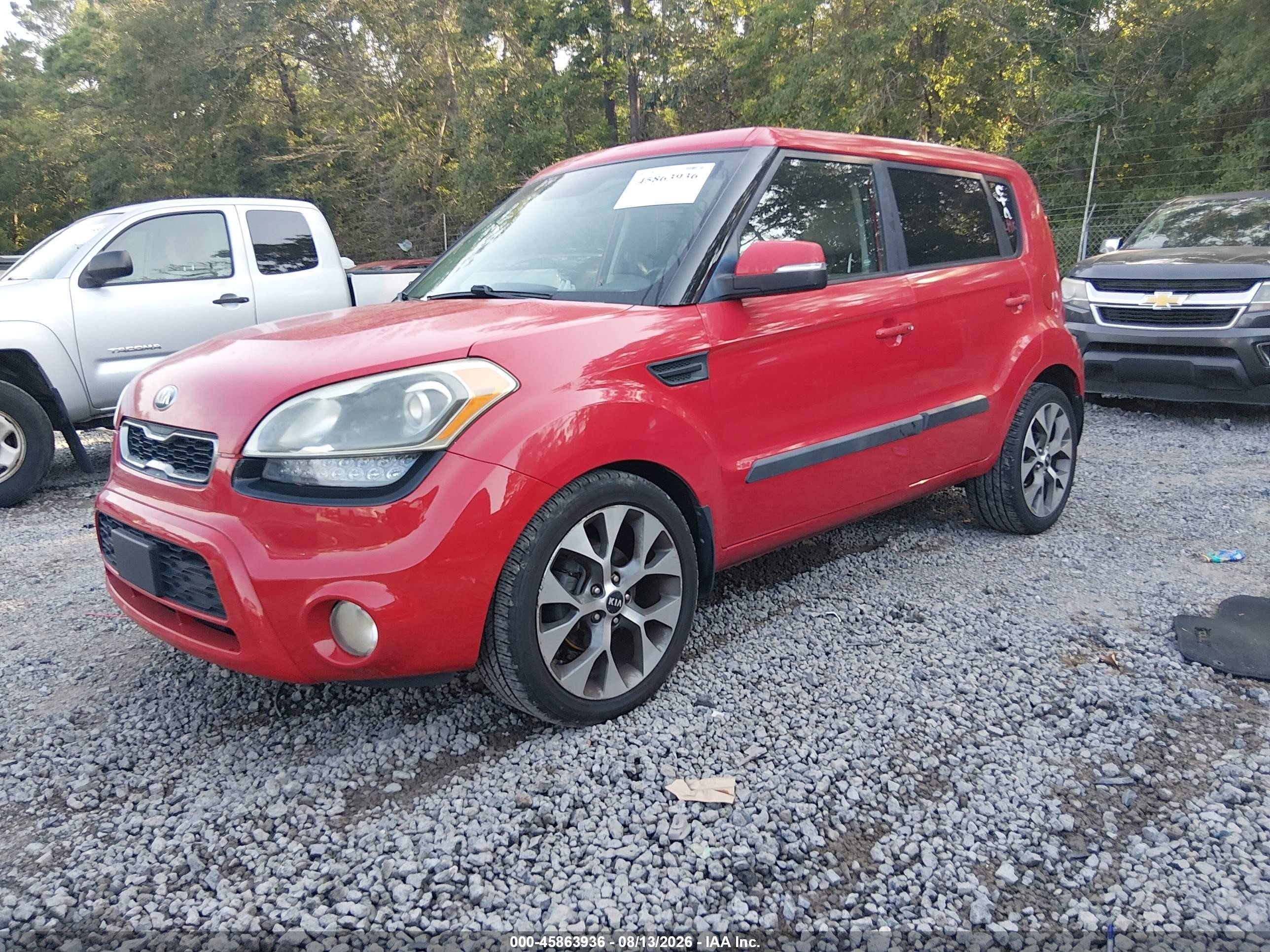 2013 Kia Soul ! Red vin: KNDJT2A66D7599218
