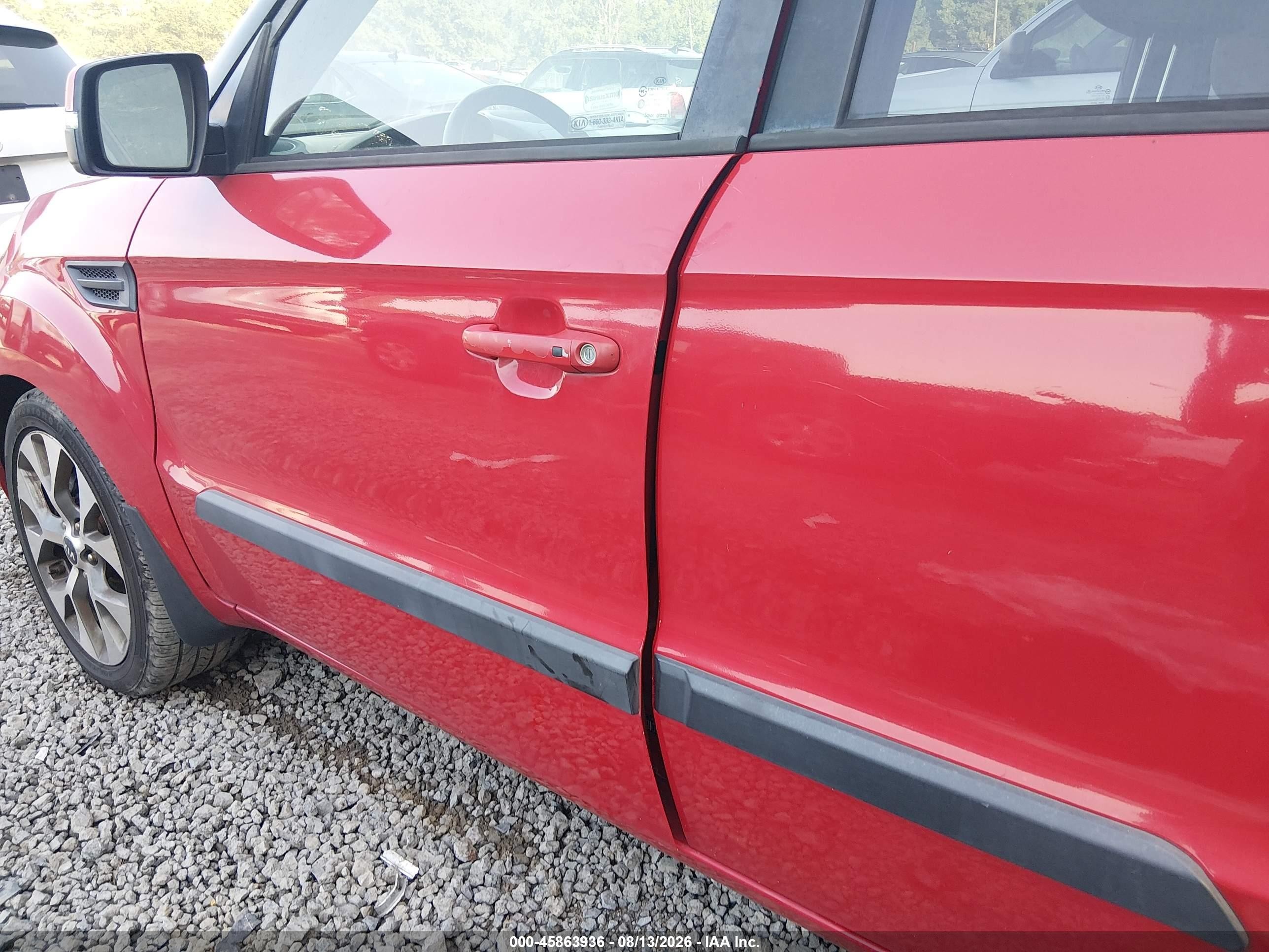 2013 Kia Soul ! Red vin: KNDJT2A66D7599218