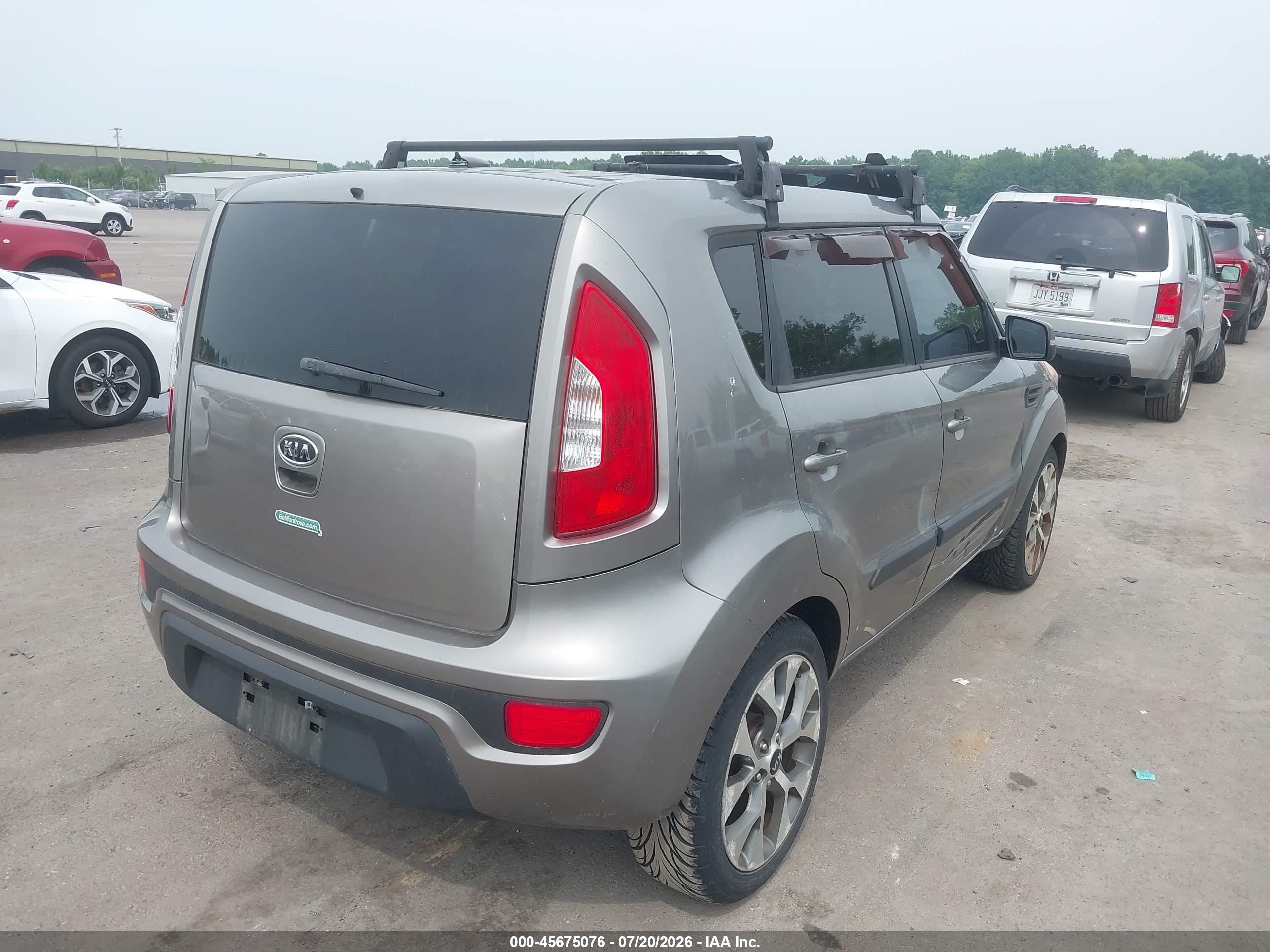 2012 Kia Soul + Gray vin: KNDJT2A67C7384073