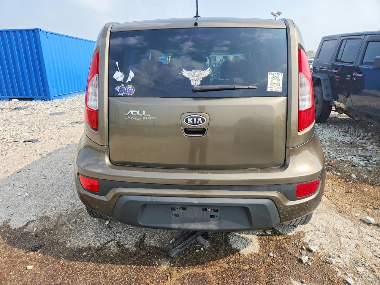 2012 Kia Soul + Green vin: KNDJT2A67C7410686