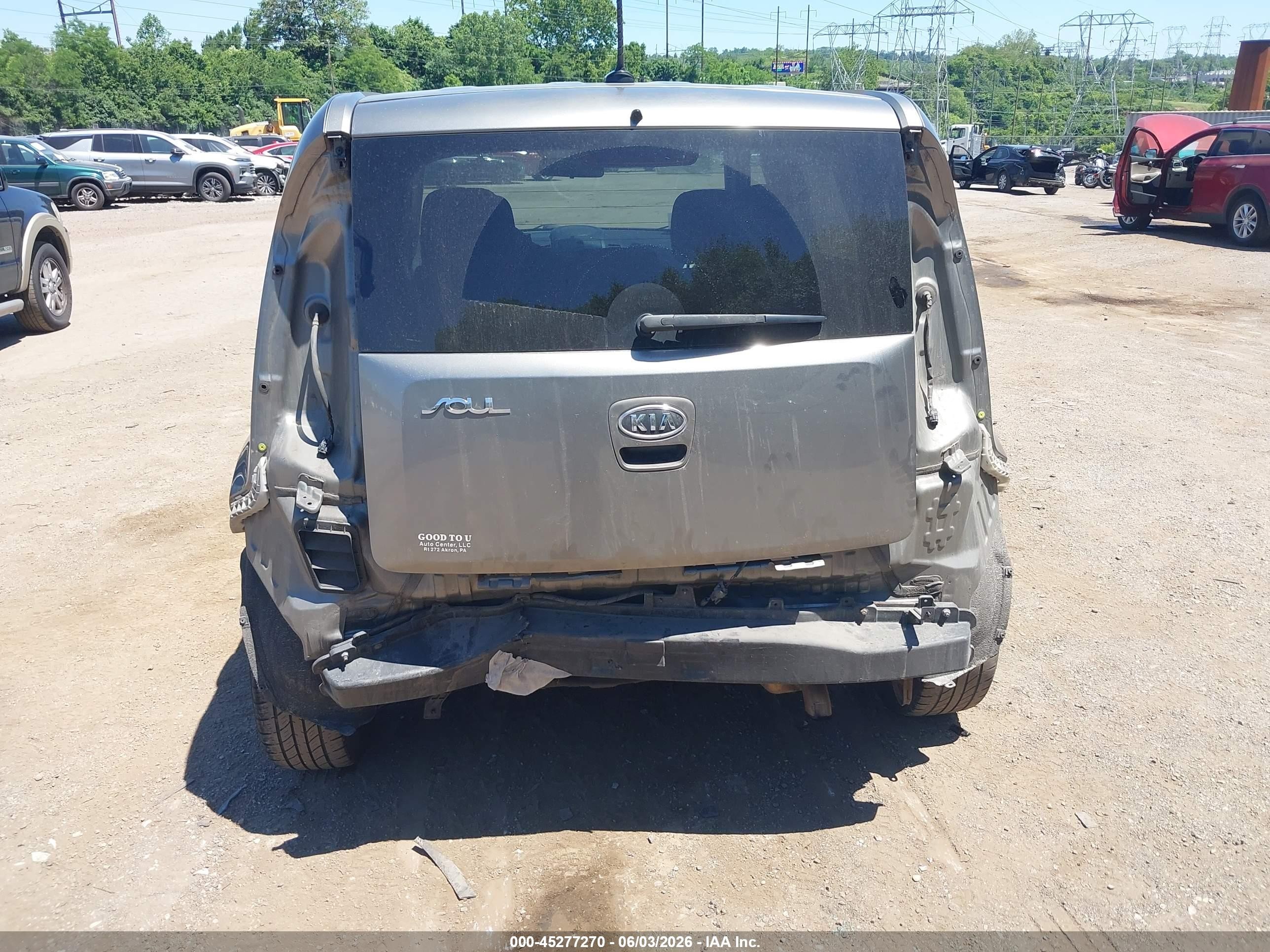 2012 Kia Soul + Gray vin: KNDJT2A67C7464148