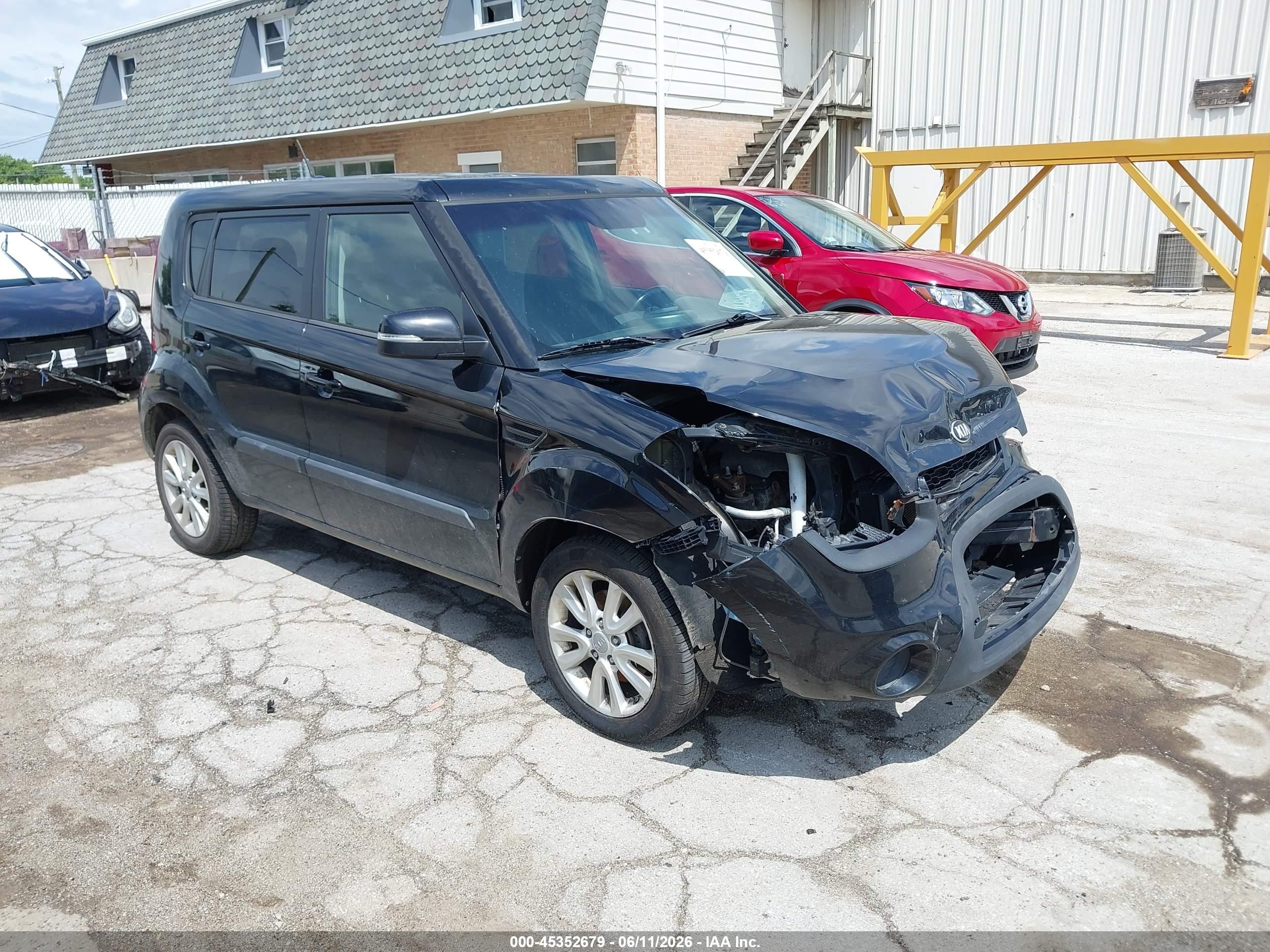2013 Kia Soul + Черный vin: KNDJT2A67D7532594