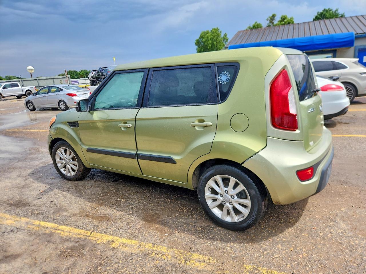 2013 Kia Soul + Зеленый vin: KNDJT2A67D7551761