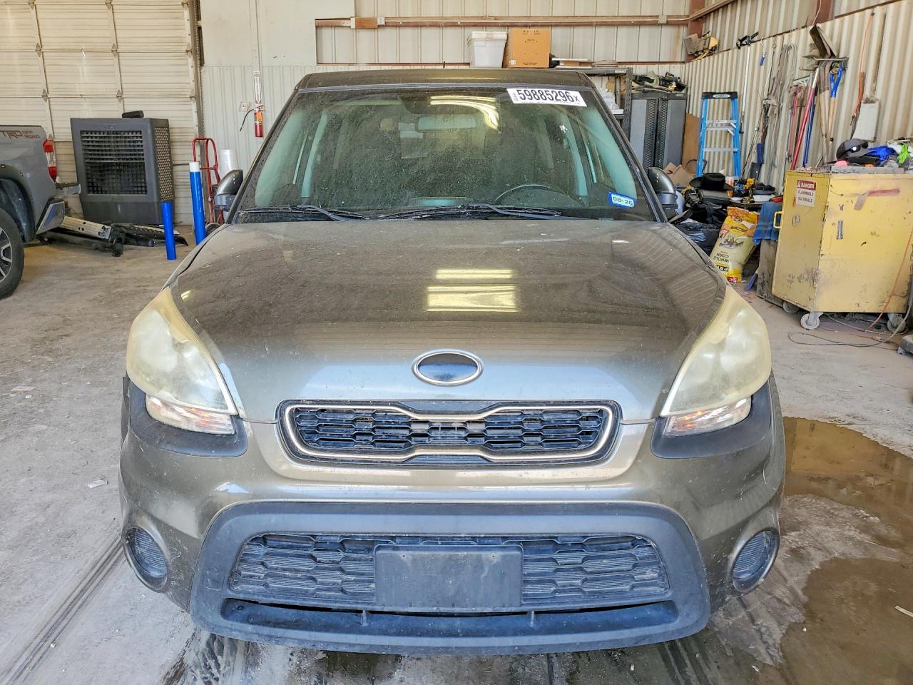 2013 Kia Soul + Green vin: KNDJT2A67D7565692