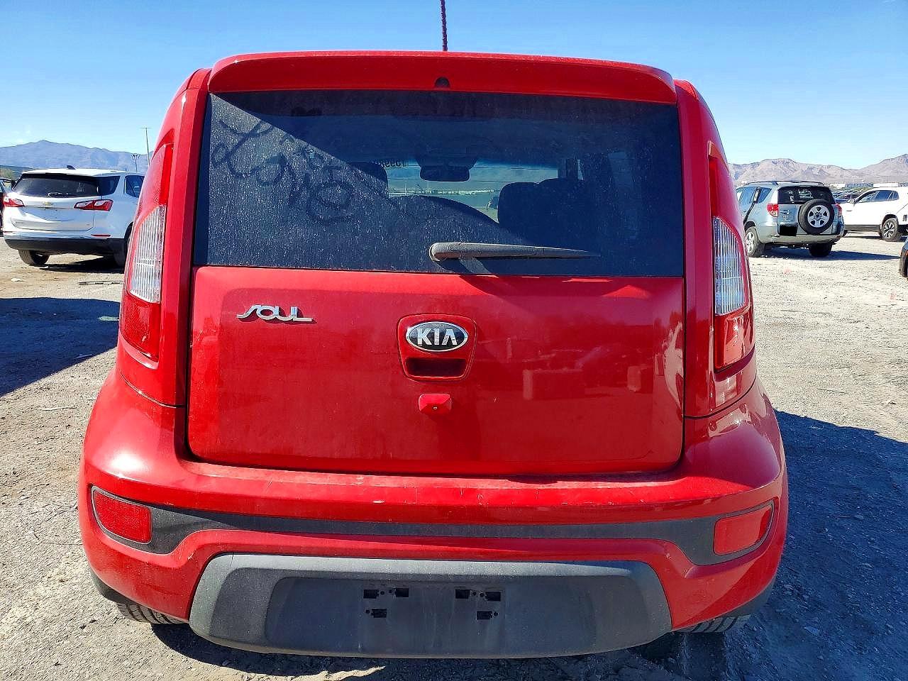 2013 Kia Soul Красный vin: KNDJT2A67D7574859