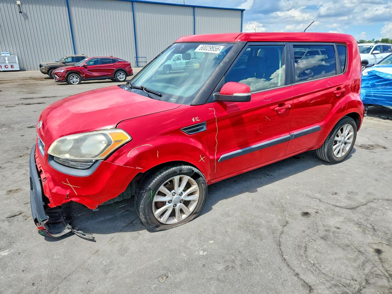 2012 Kia Soul + Red vin: KNDJT2A68C7391081