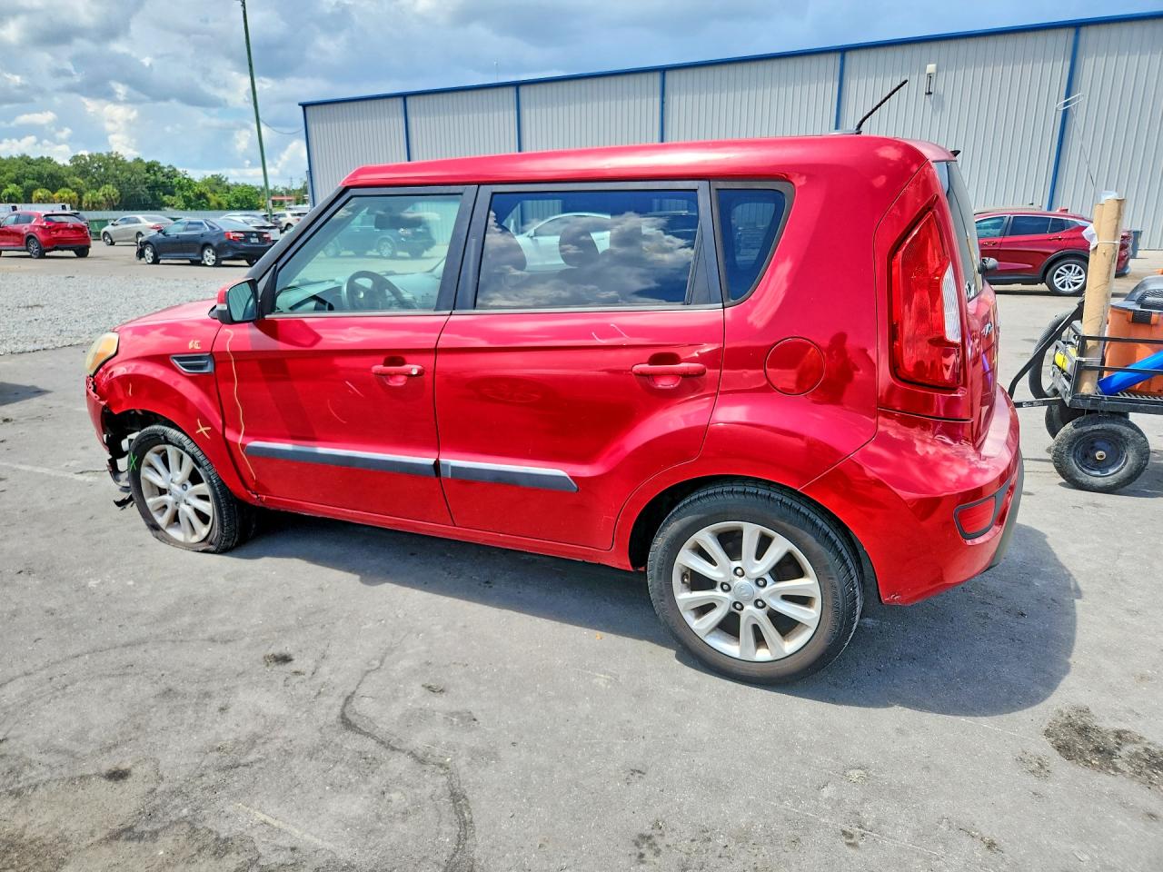 2012 Kia Soul + Red vin: KNDJT2A68C7391081
