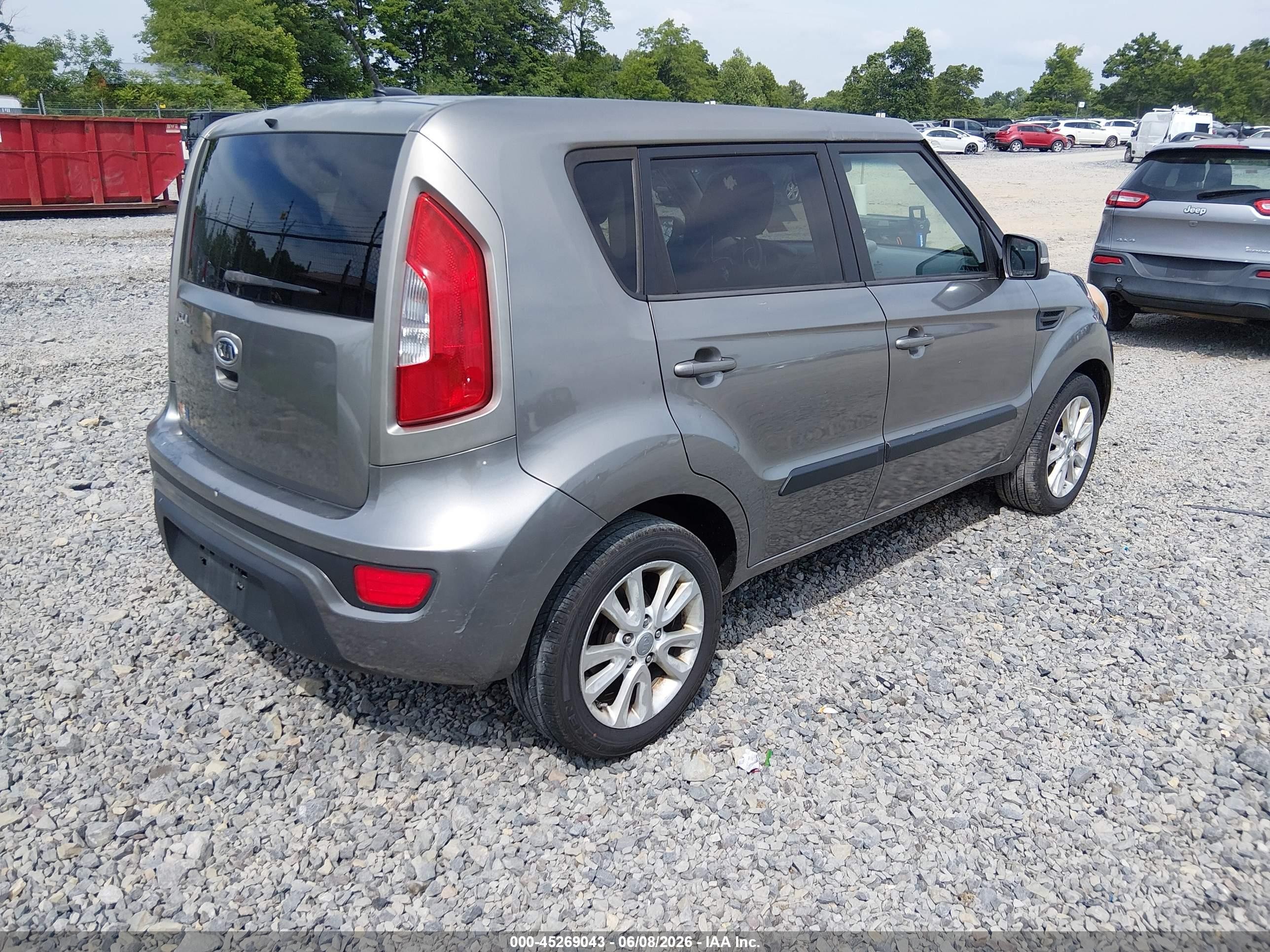 2012 Kia Soul + Gray vin: KNDJT2A68C7396202