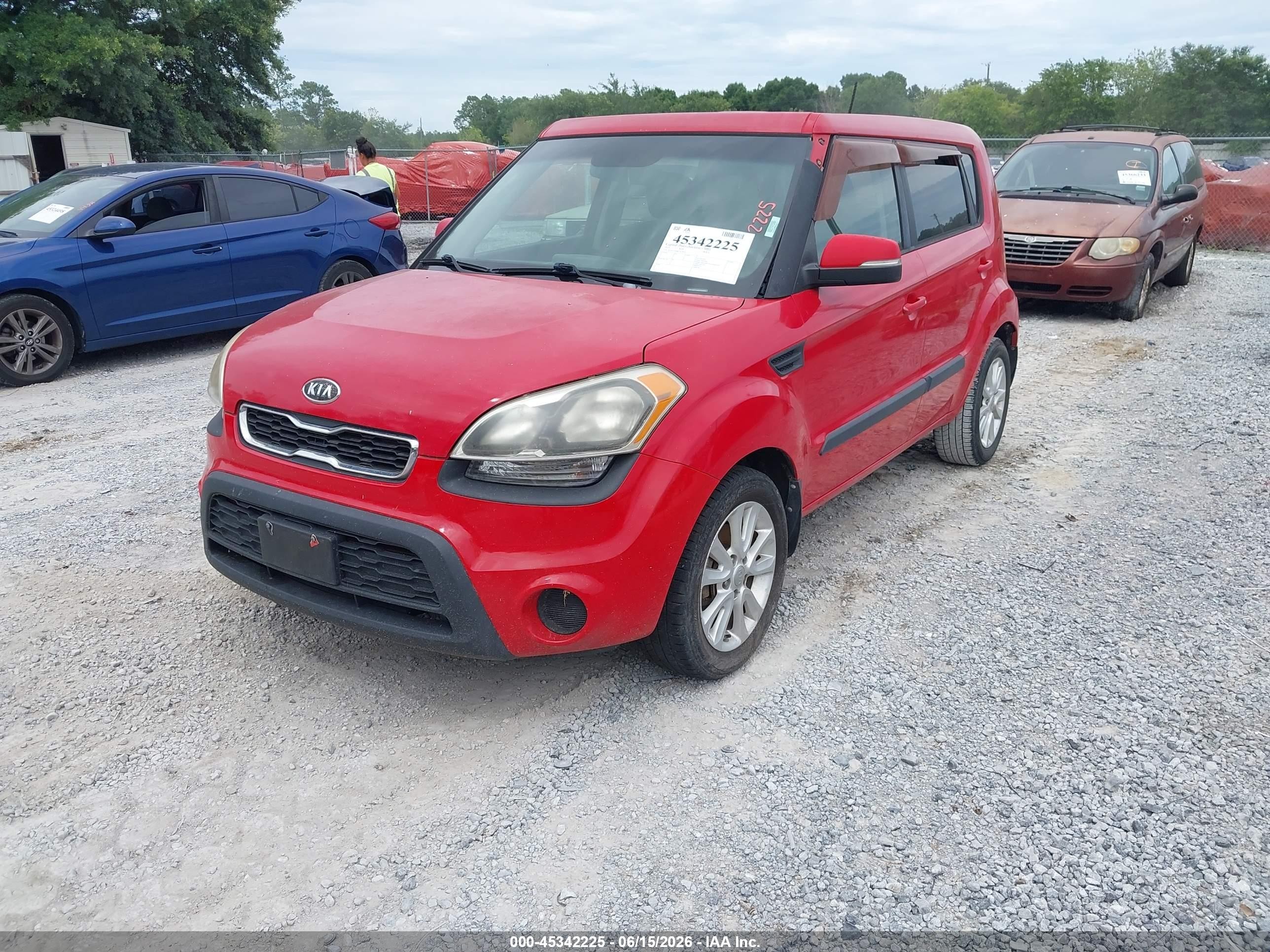 2012 Kia Soul + Красный vin: KNDJT2A68C7420854