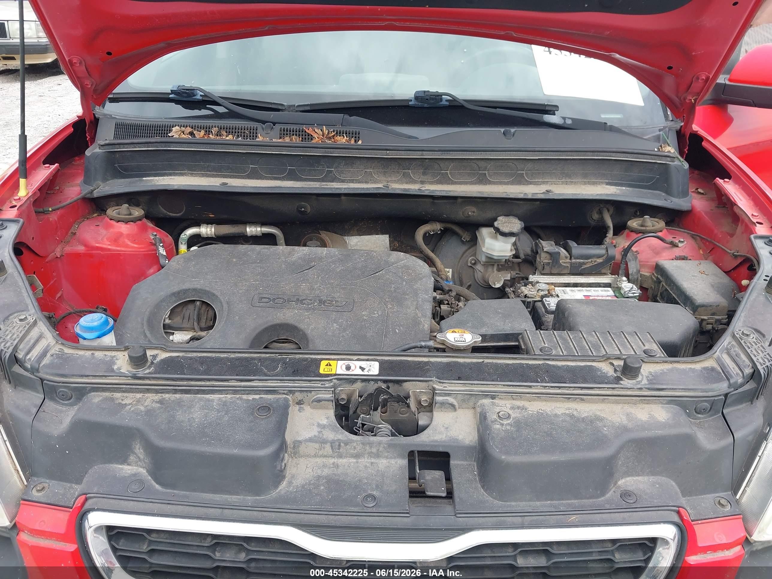 2012 Kia Soul + Красный vin: KNDJT2A68C7420854