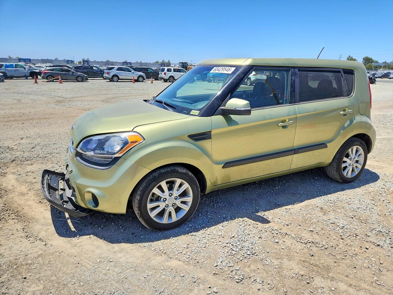 2012 Kia Soul + Green vin: KNDJT2A68C7421289