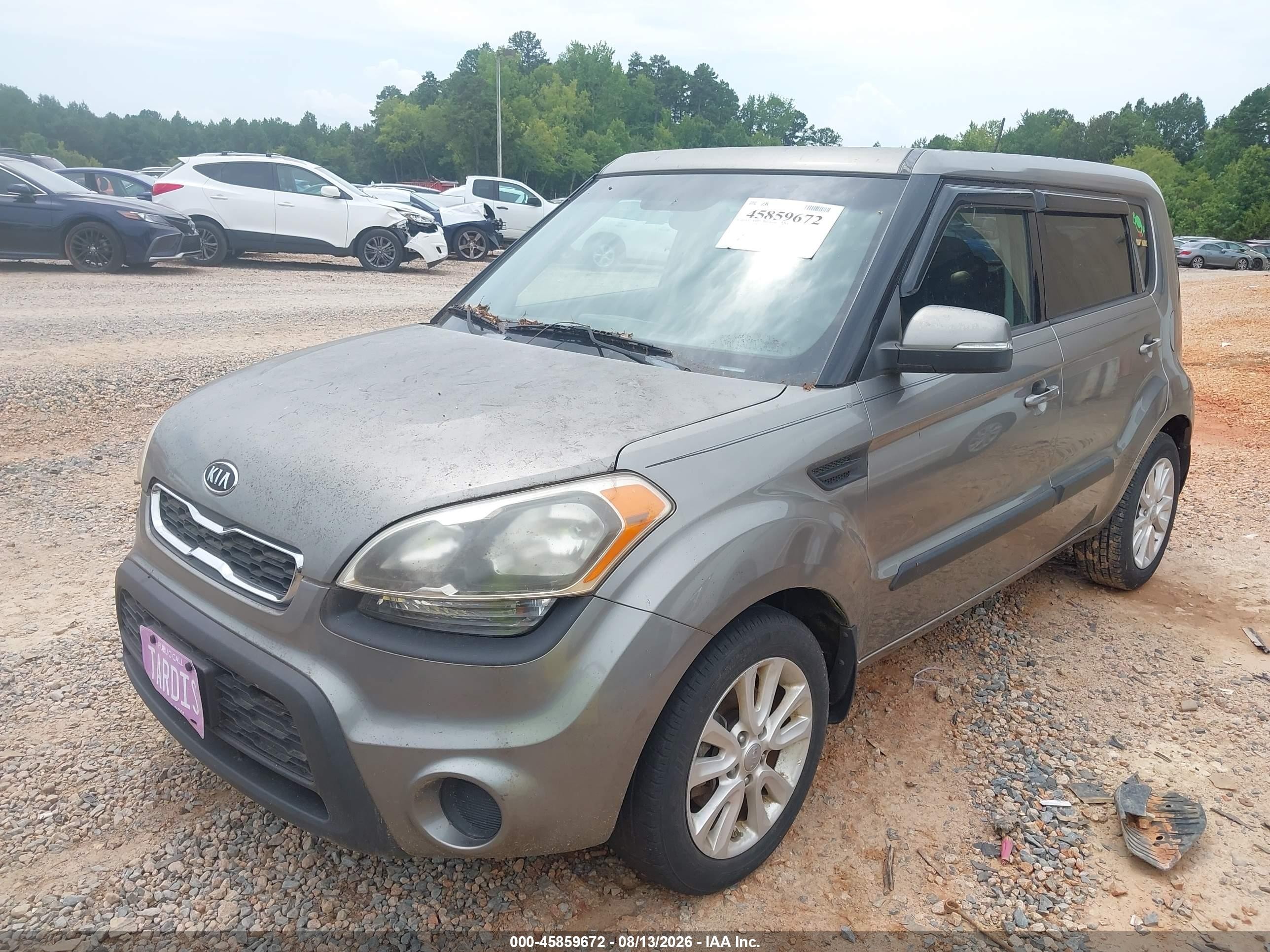 2012 Kia Soul + Gray vin: KNDJT2A68C7421373