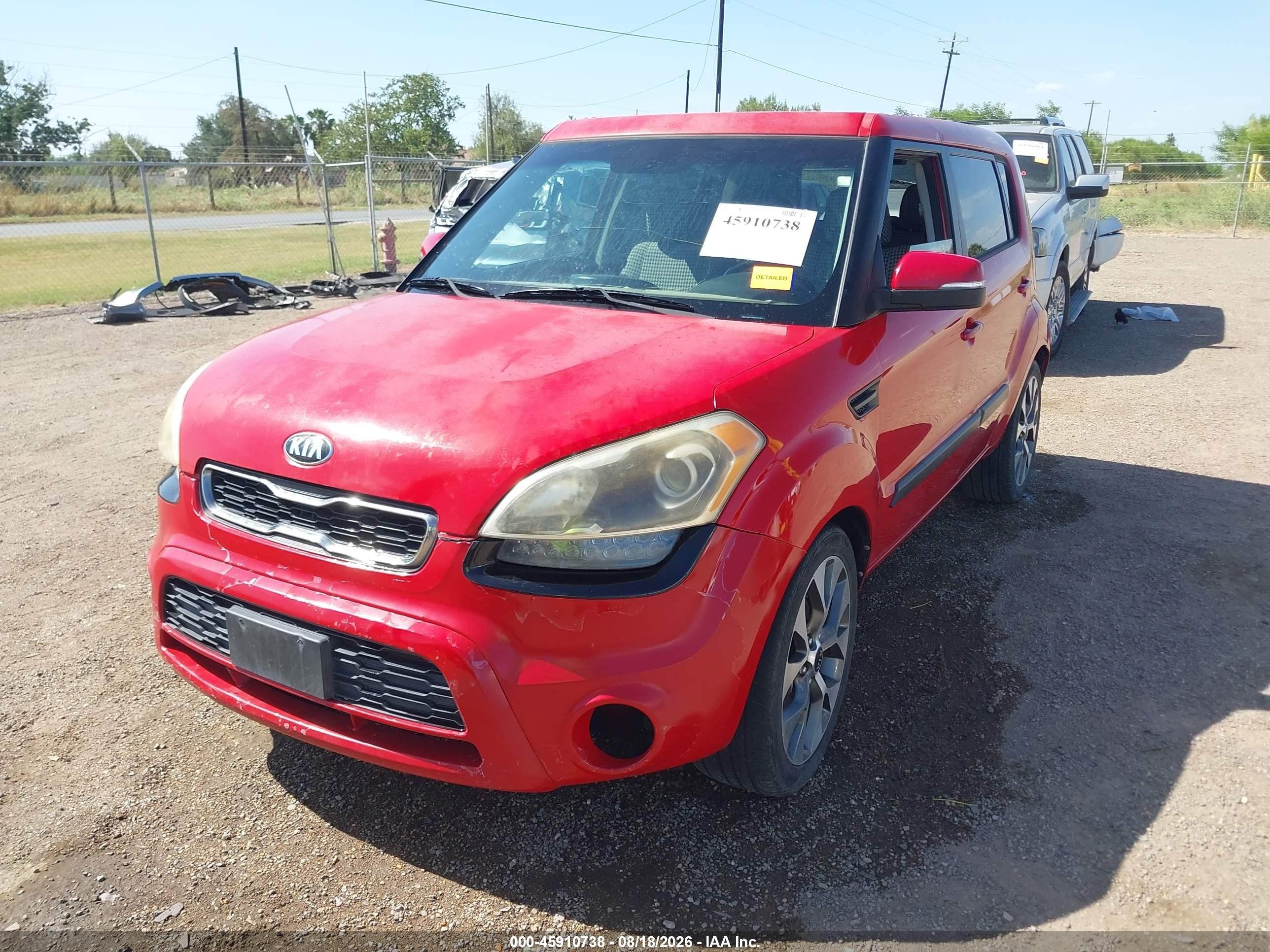 2013 Kia Soul ! Red vin: KNDJT2A68D7577821