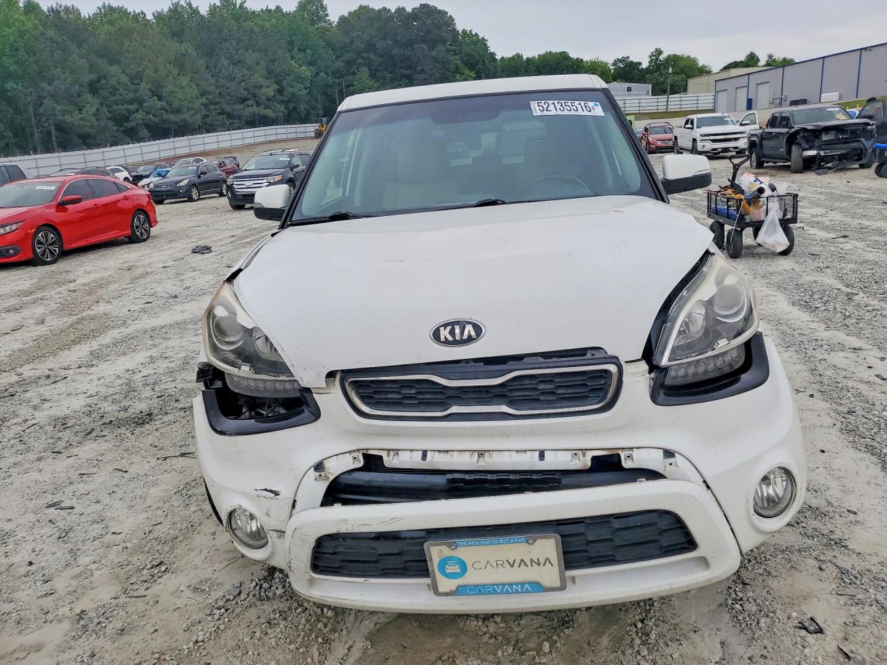 2013 Kia Soul ! White vin: KNDJT2A68D7582923