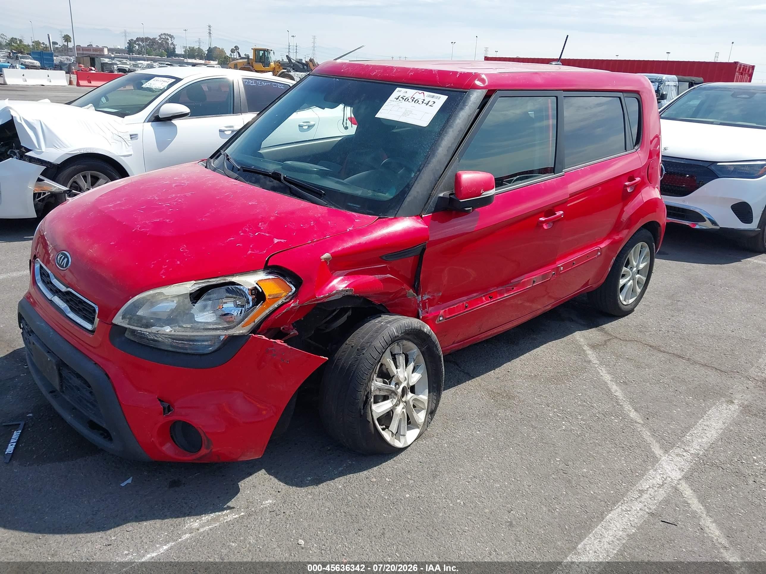 2012 Kia Soul + Red vin: KNDJT2A69C7358591