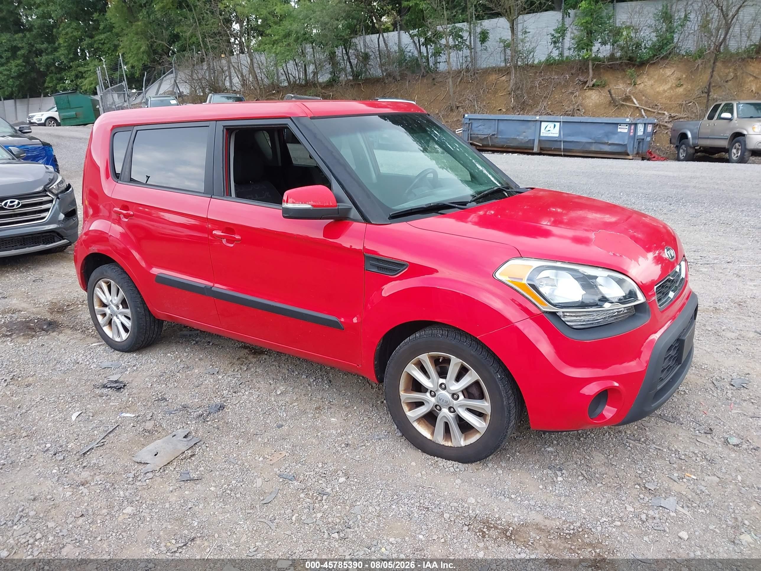 2012 Kia Soul + Красный vin: KNDJT2A69C7427828