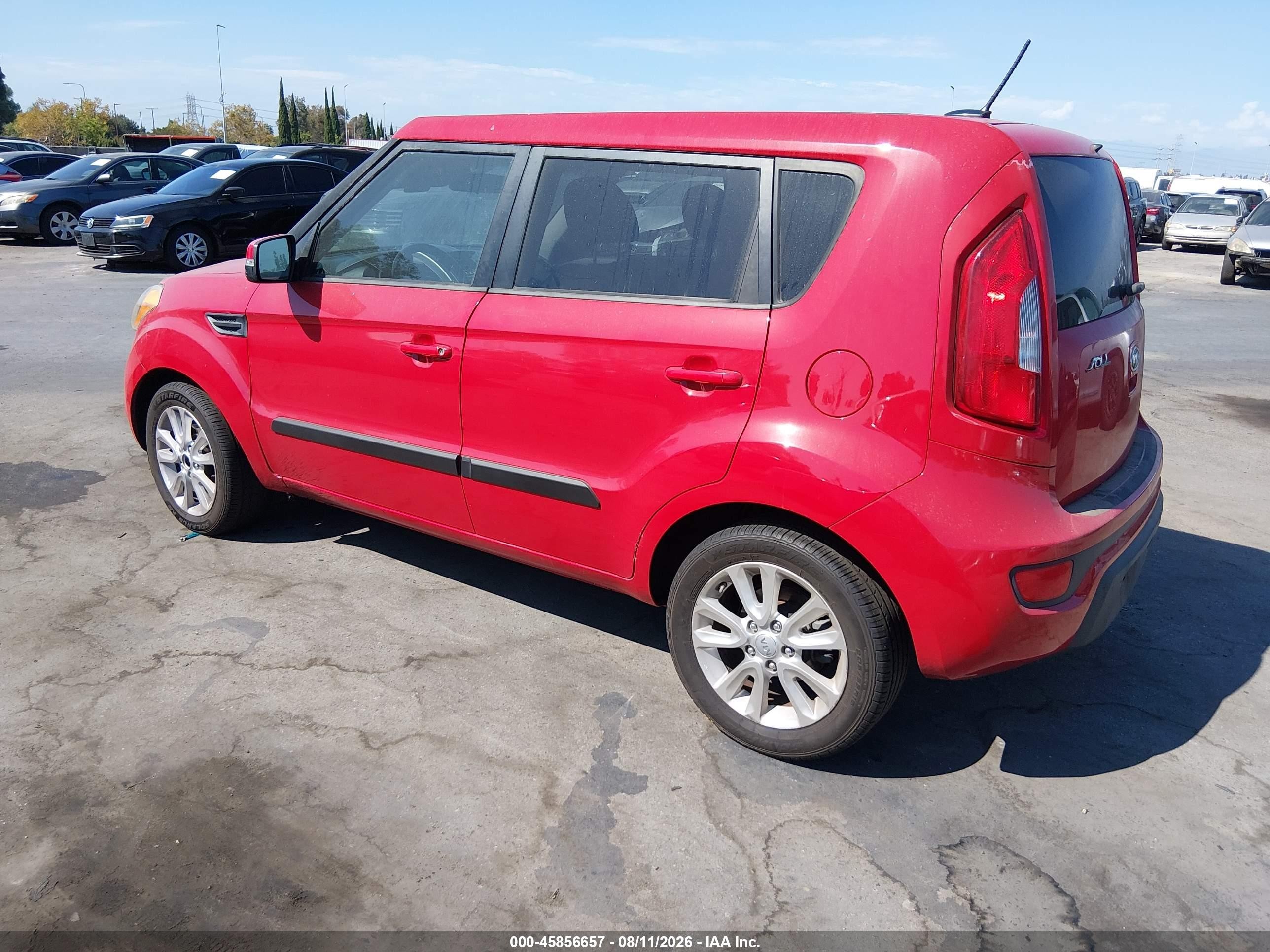 2012 Kia Soul + Red vin: KNDJT2A69C7478875