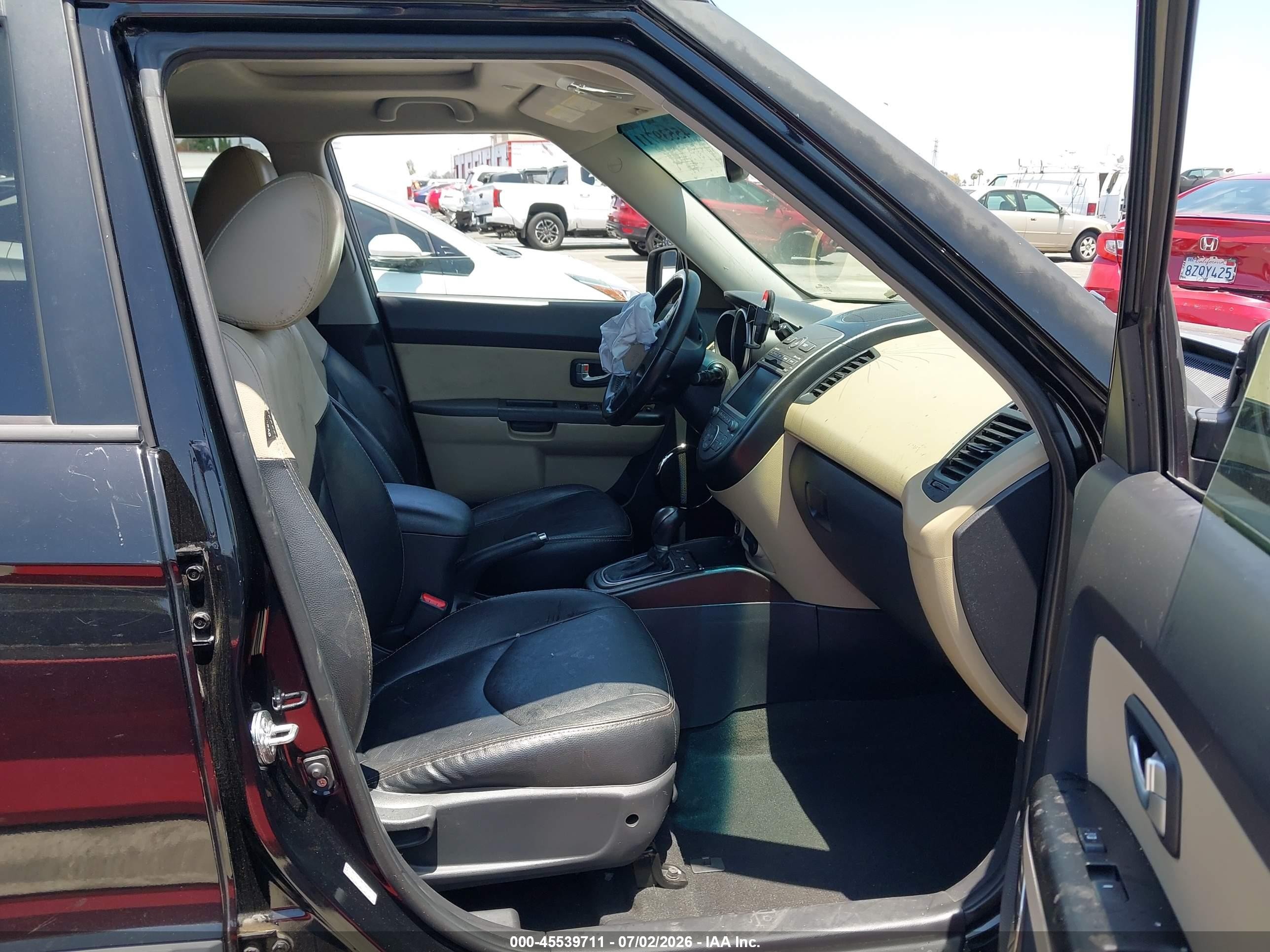 2013 Kia Soul ! Черный vin: KNDJT2A69D7528742