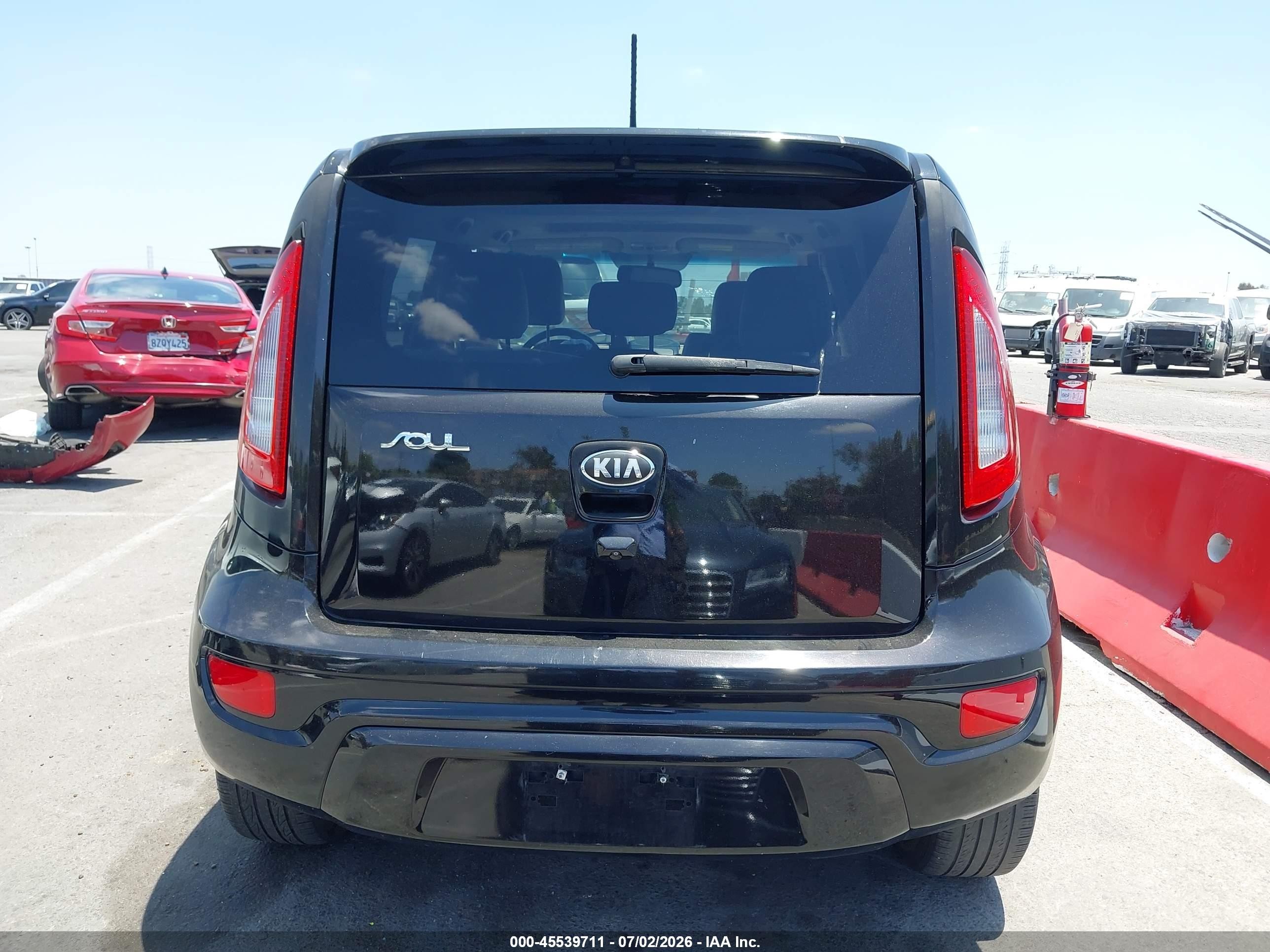 2013 Kia Soul ! Черный vin: KNDJT2A69D7528742