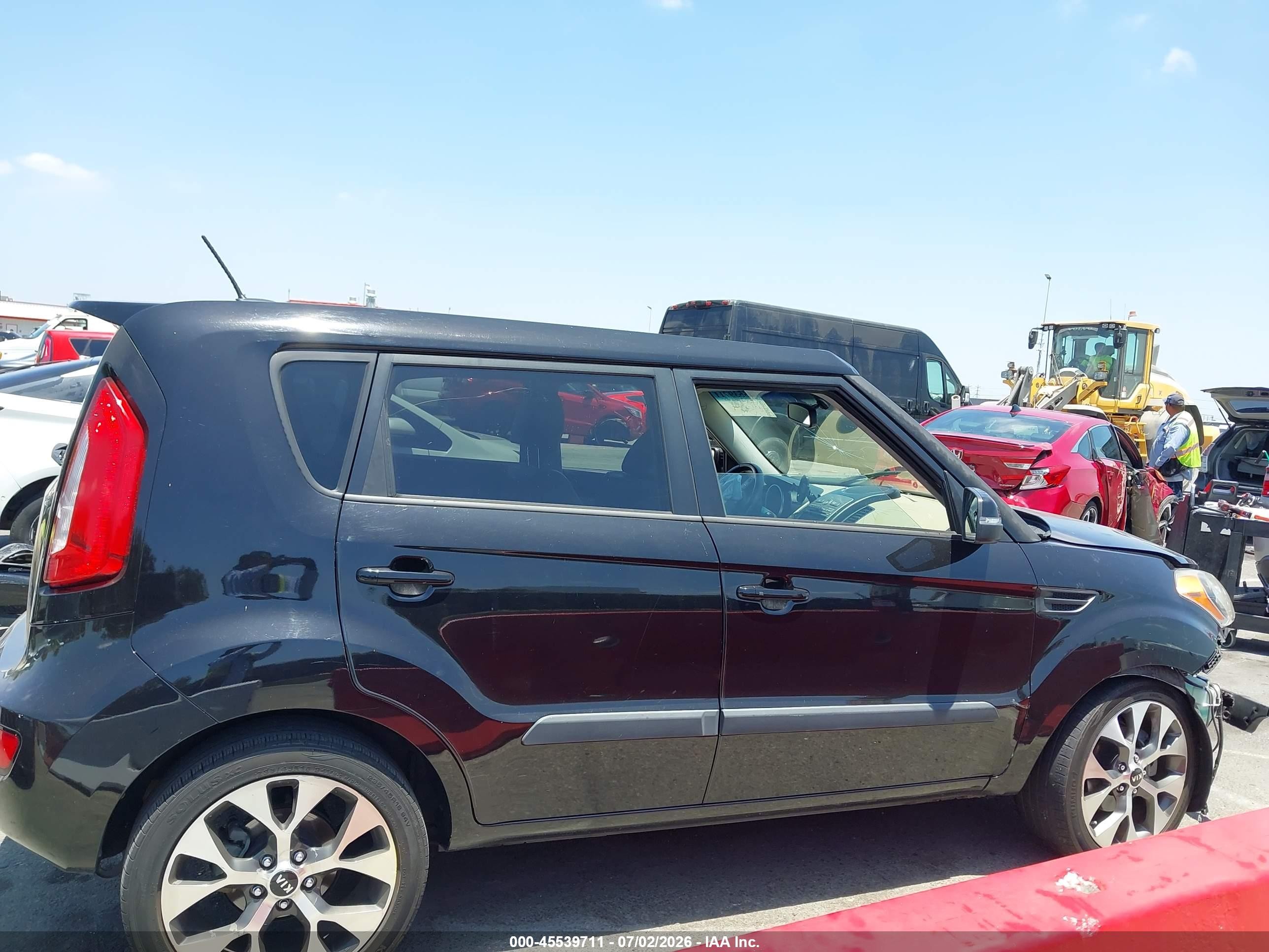2013 Kia Soul ! Черный vin: KNDJT2A69D7528742