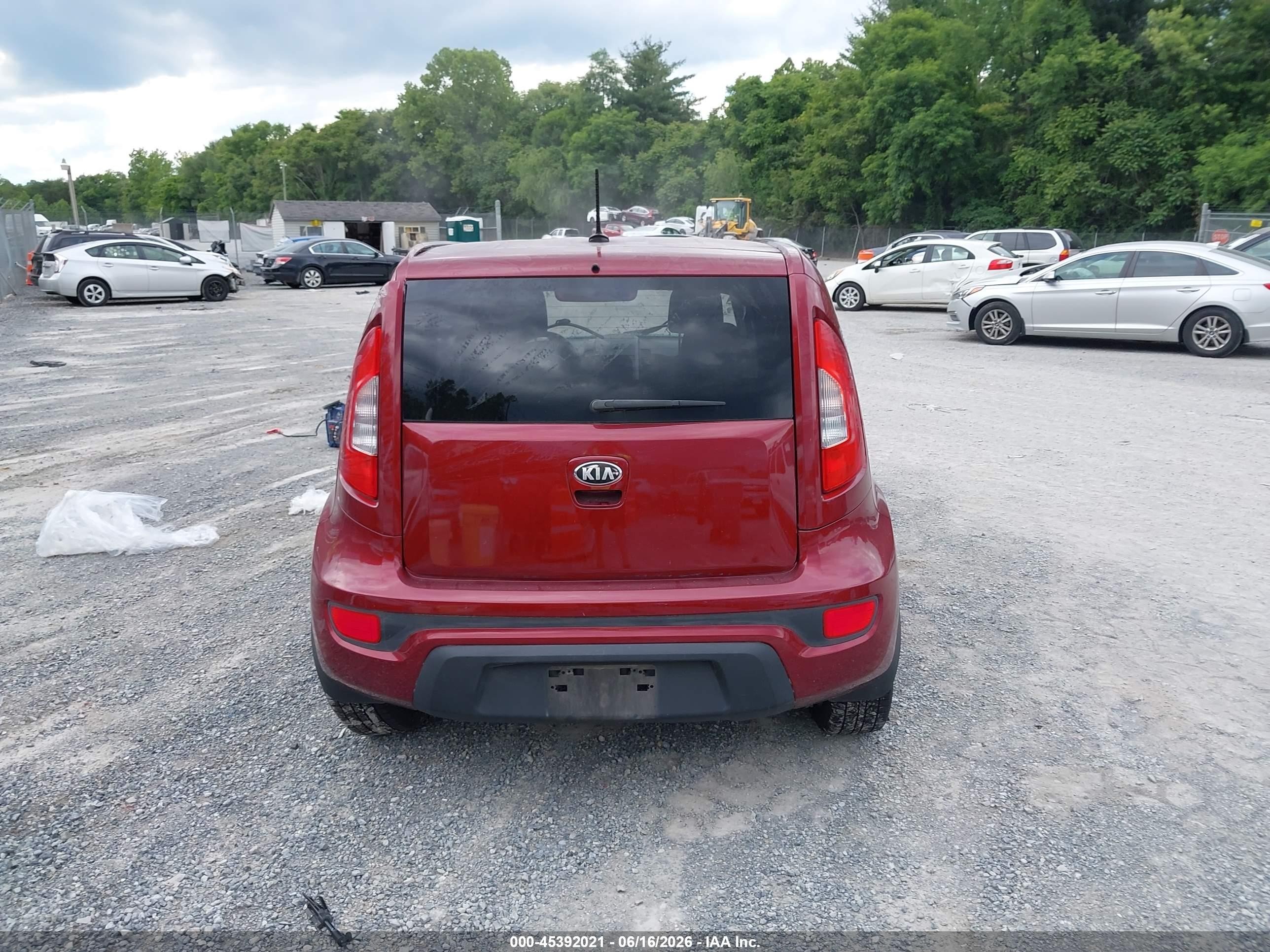 2013 Kia Soul + Красный vin: KNDJT2A69D7534069
