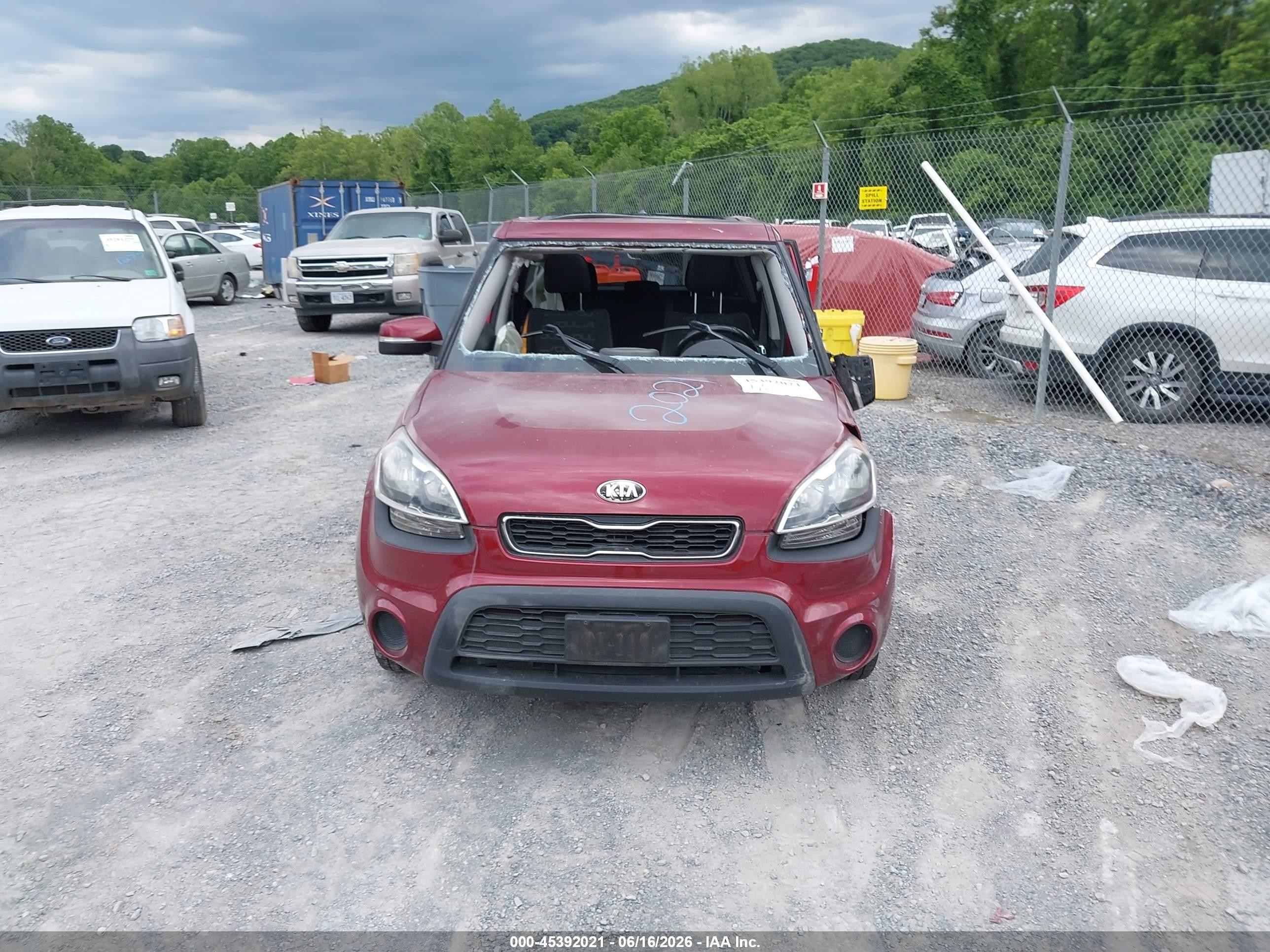 2013 Kia Soul + Красный vin: KNDJT2A69D7534069