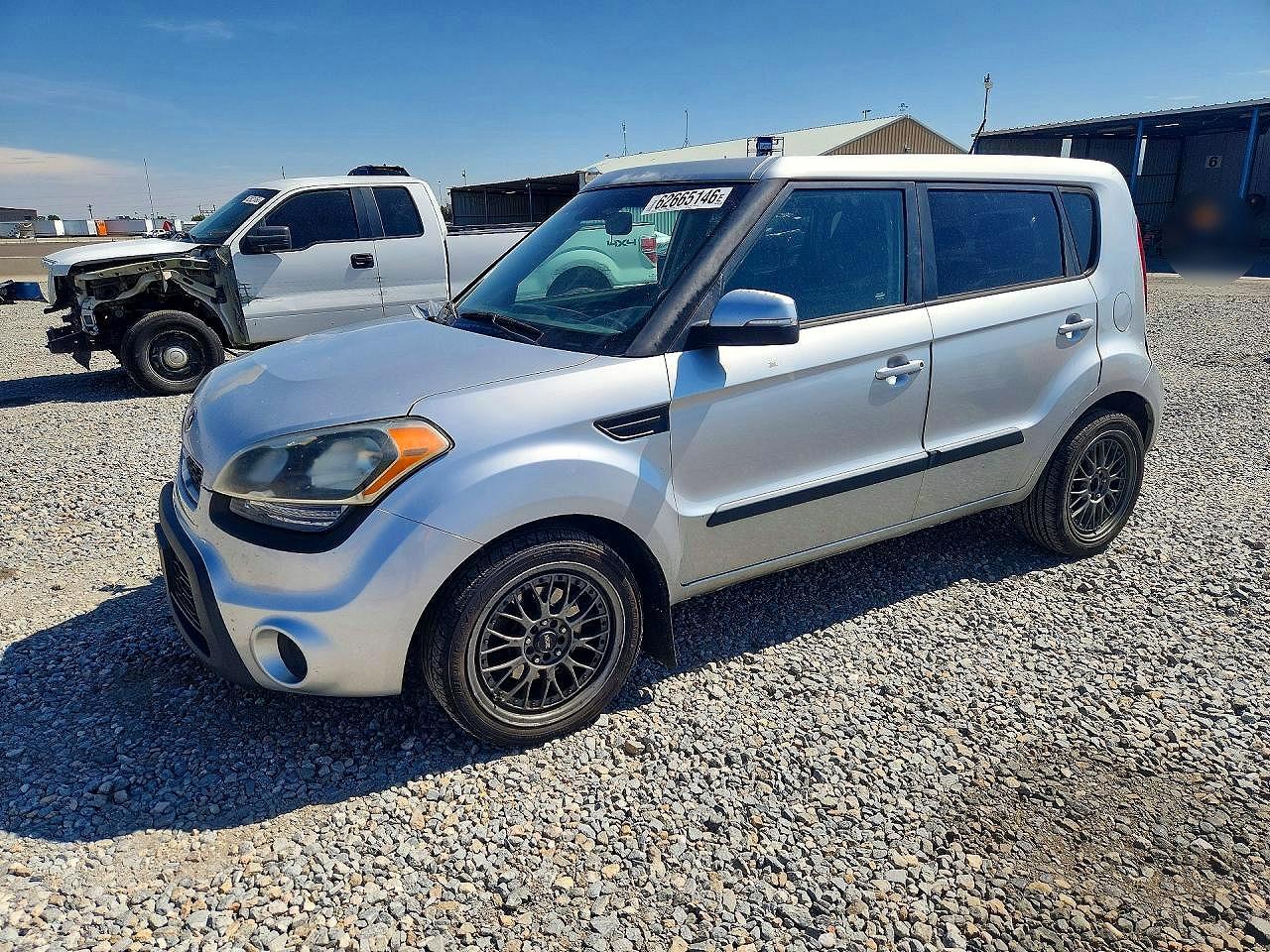 2013 Kia Soul + Серебряный vin: KNDJT2A69D7558162