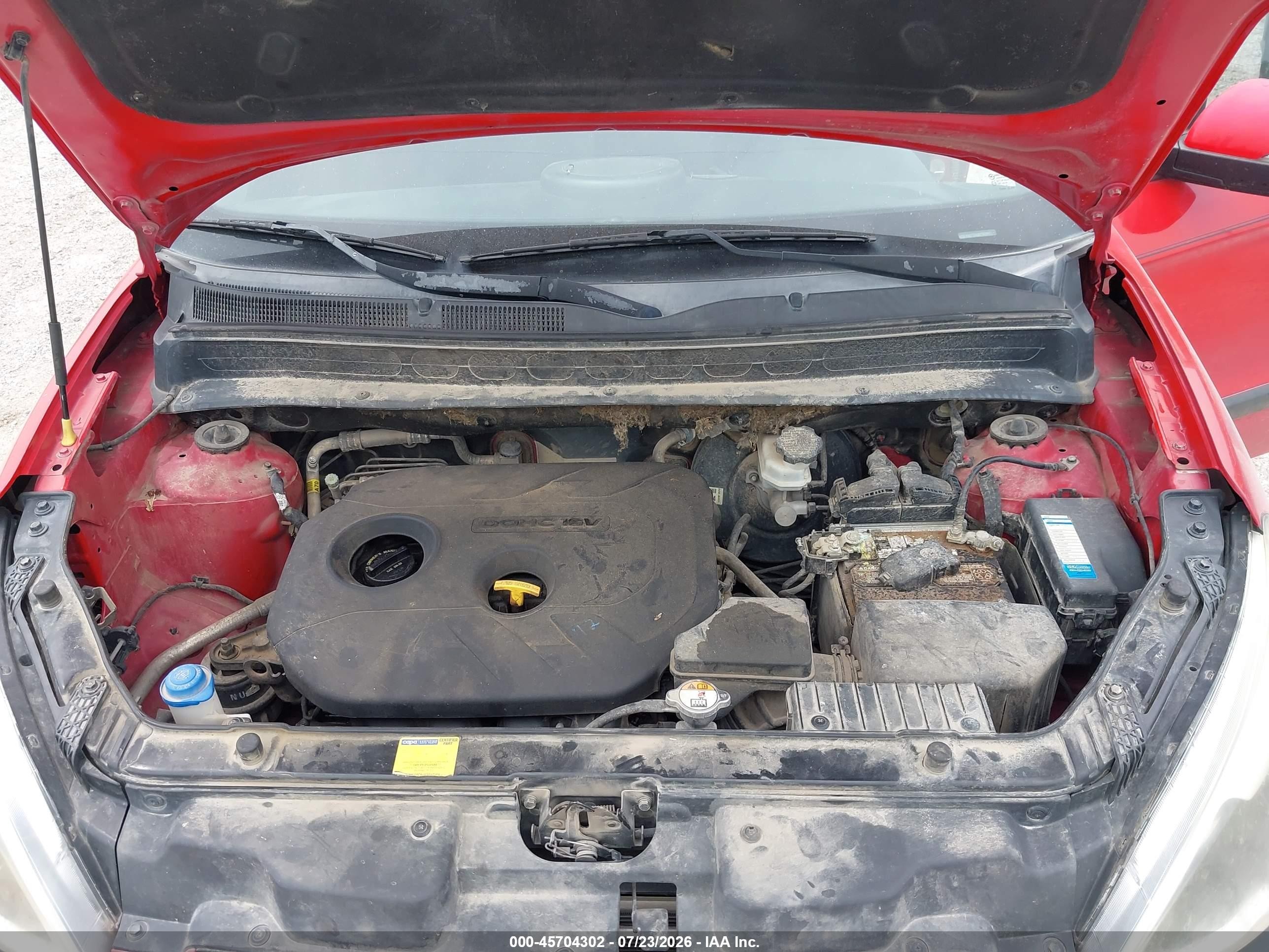 2013 Kia Soul + Red vin: KNDJT2A69D7585667