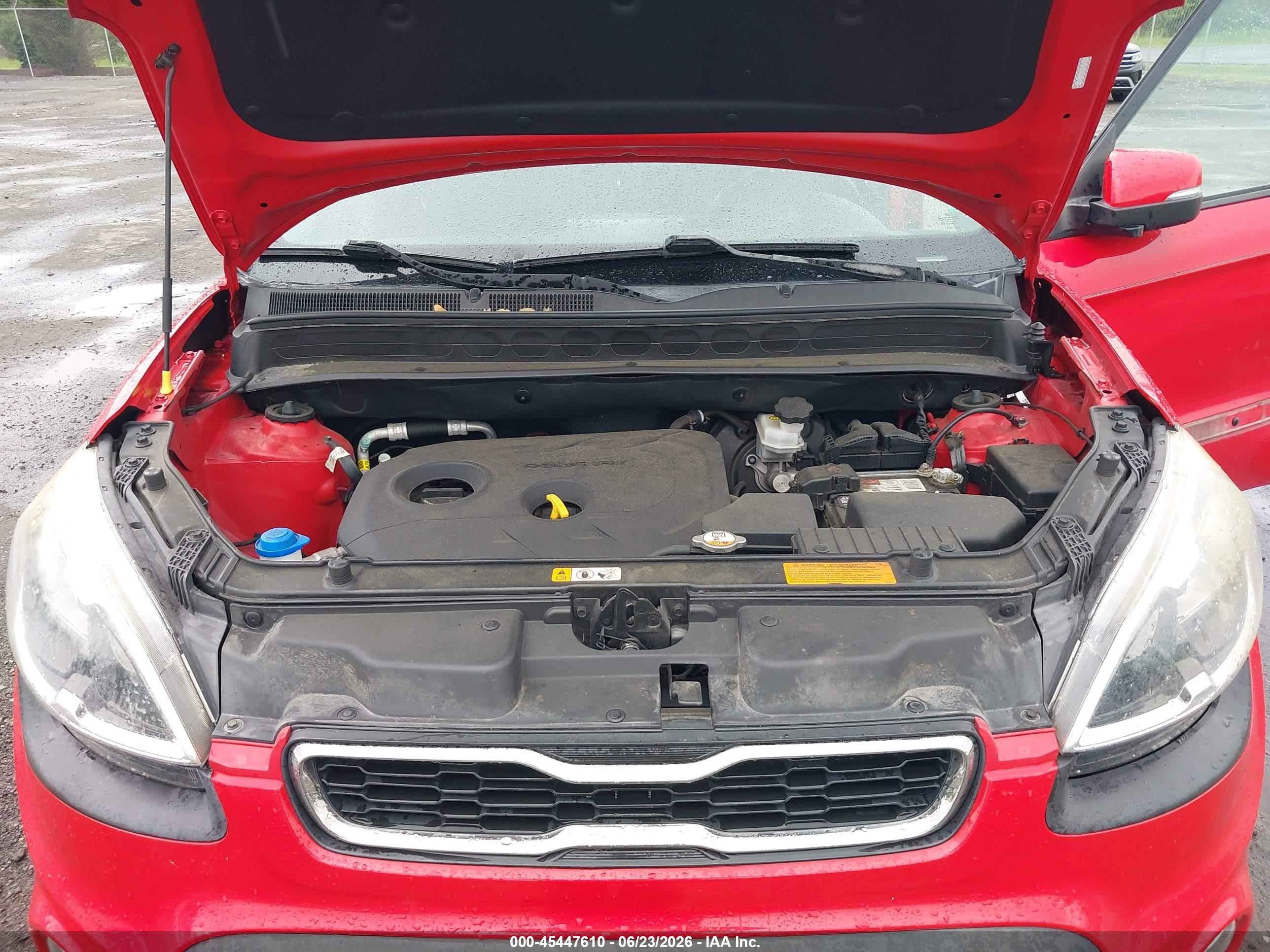 2013 Kia Soul + Red vin: KNDJT2A69D7622409