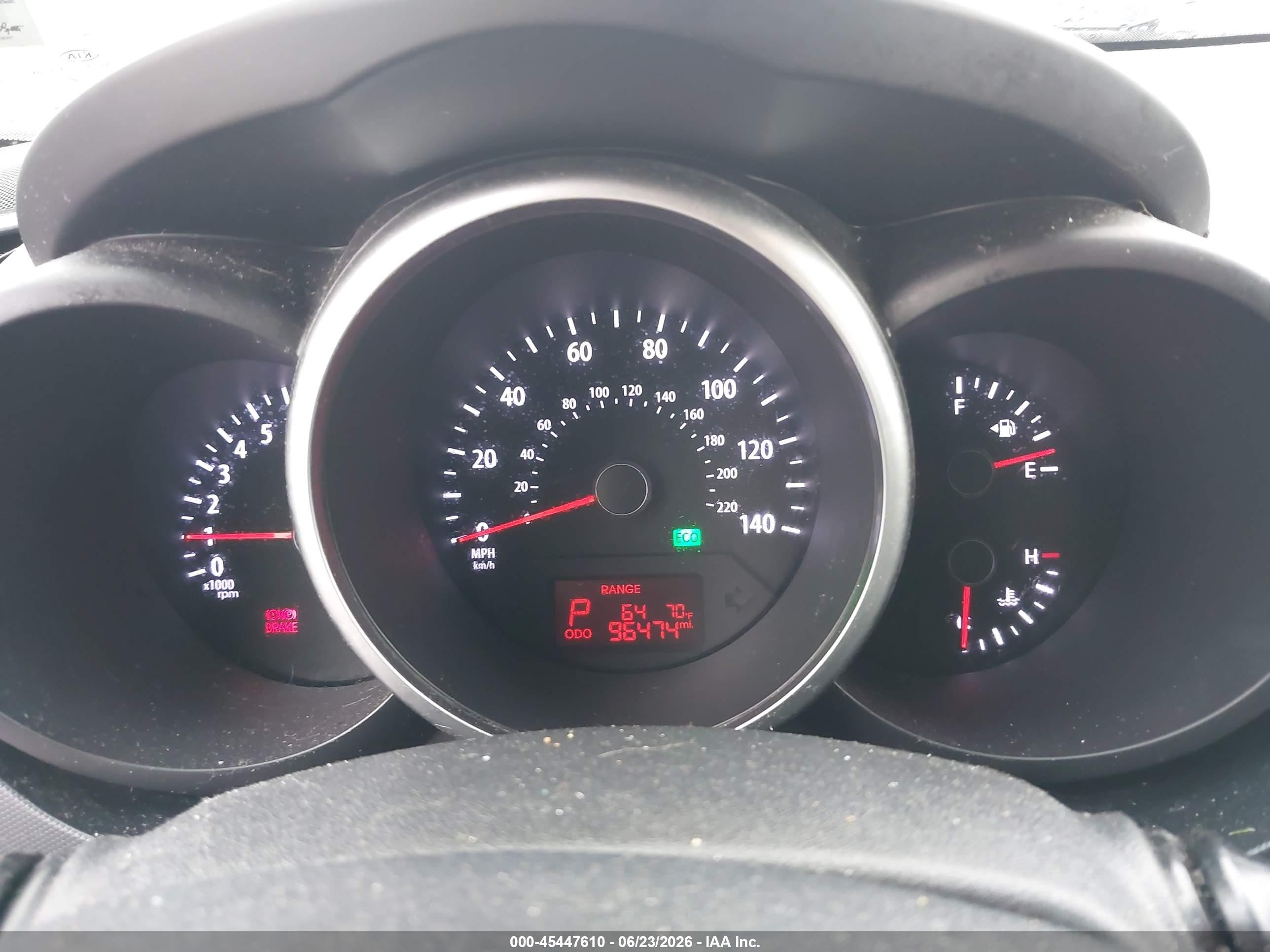 2013 Kia Soul + Red vin: KNDJT2A69D7622409