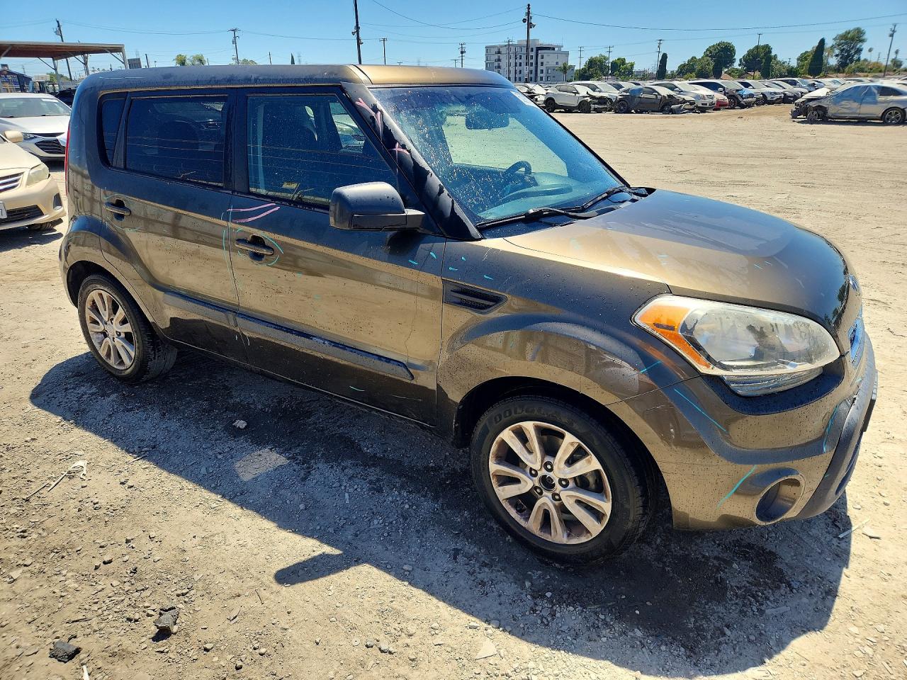 2012 Kia Soul + Brown vin: KNDJT2A6XC7371821