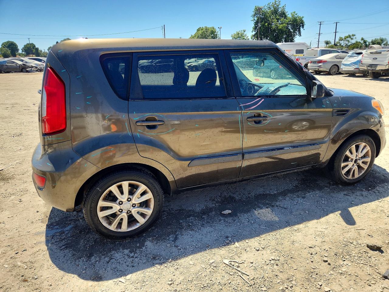 2012 Kia Soul + Brown vin: KNDJT2A6XC7371821