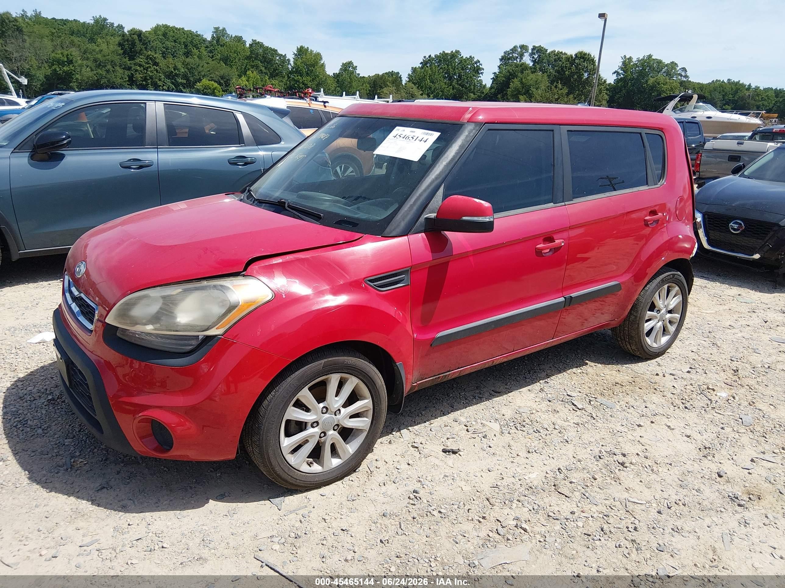 2012 Kia Soul + Красный vin: KNDJT2A6XC7387078