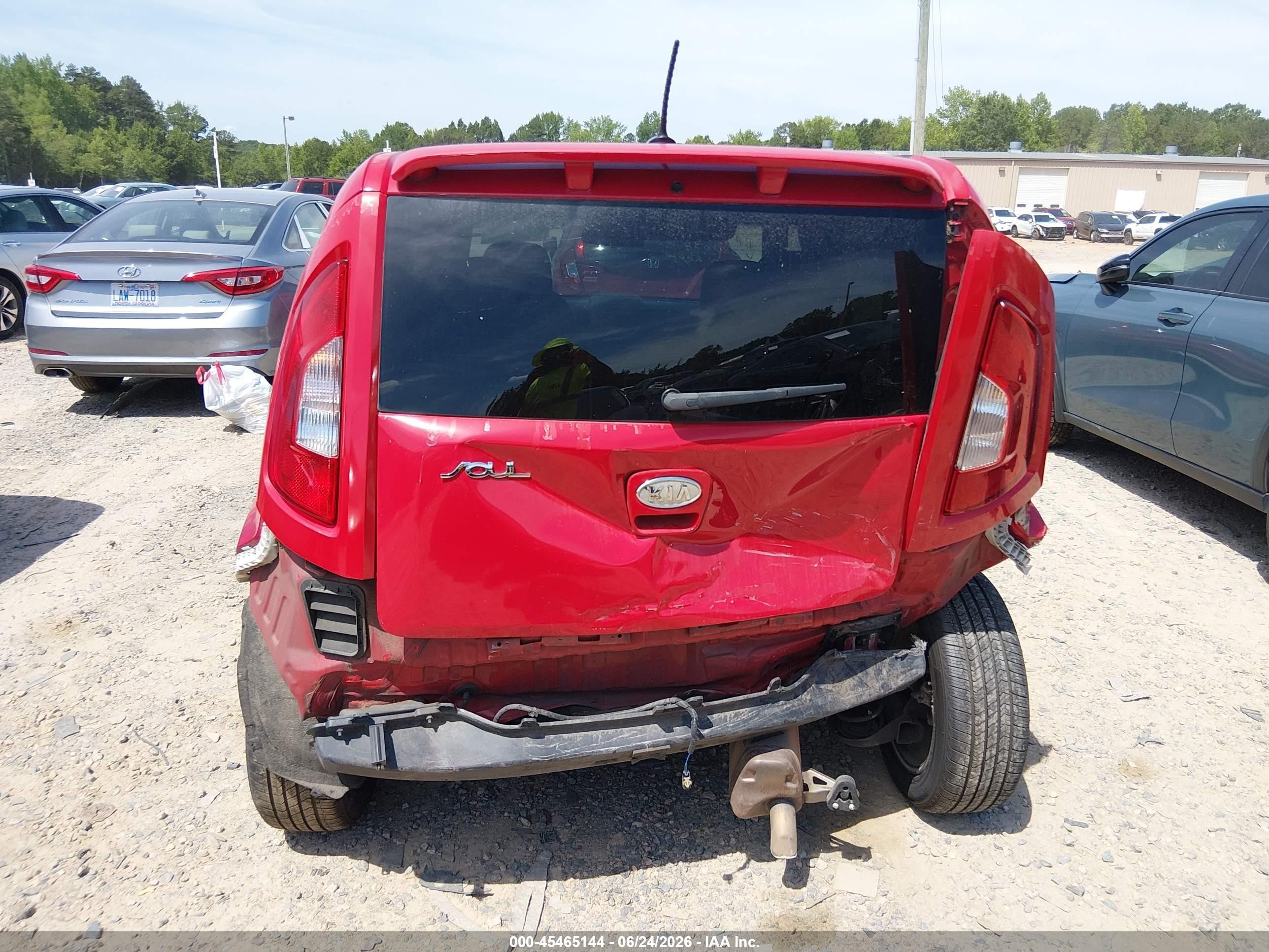 2012 Kia Soul + Красный vin: KNDJT2A6XC7387078